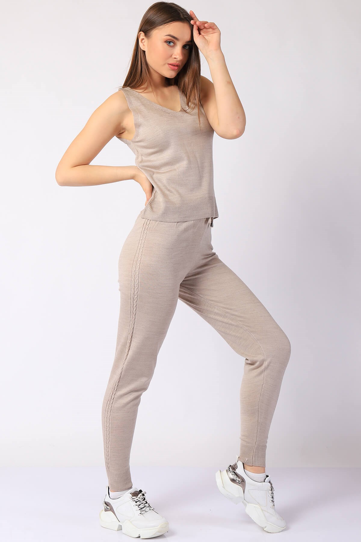   Triko 3lü Takım 32818 TAŞ  Triko 3lü Takım 32818 TAŞ
