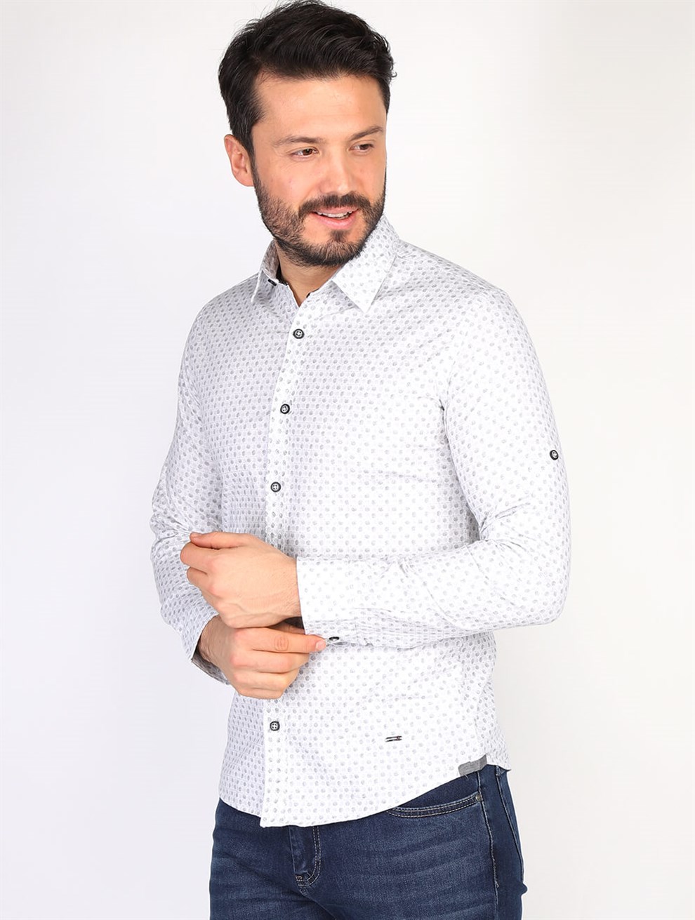 EG Erkek Slim Fit Gömlek 1658 (T) BEYAZEG Erkek Slim Fit Gömlek 1658 (T) BEYAZ
