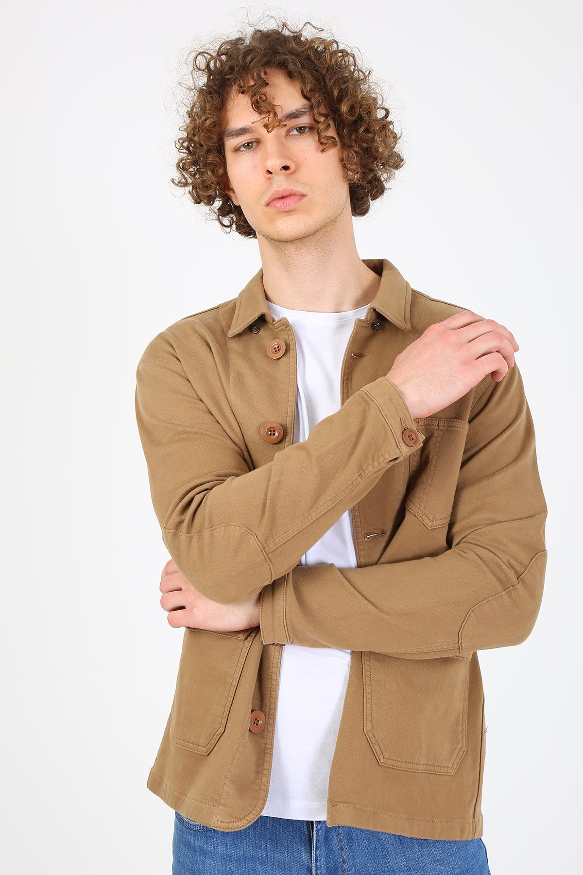 Erkek  Ceket Ec j53-01 BROWNErkek  Ceket Ec j53-01 BROWN