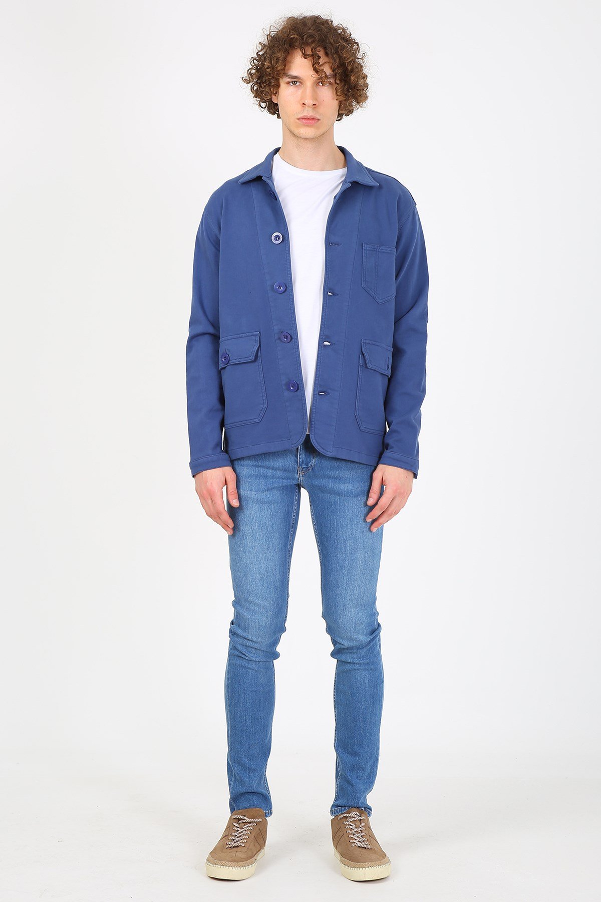 Erkek  Ceket Ec j53-01 Navy BlueErkek  Ceket Ec j53-01 Navy Blue