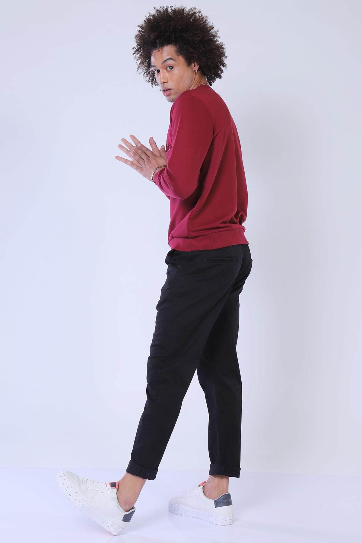 Erkek Jogger  Orta Bel Pantolon Ep 612 gab SIYAHErkek Jogger  Orta Bel Pantolon Ep 612 gab SIYAH