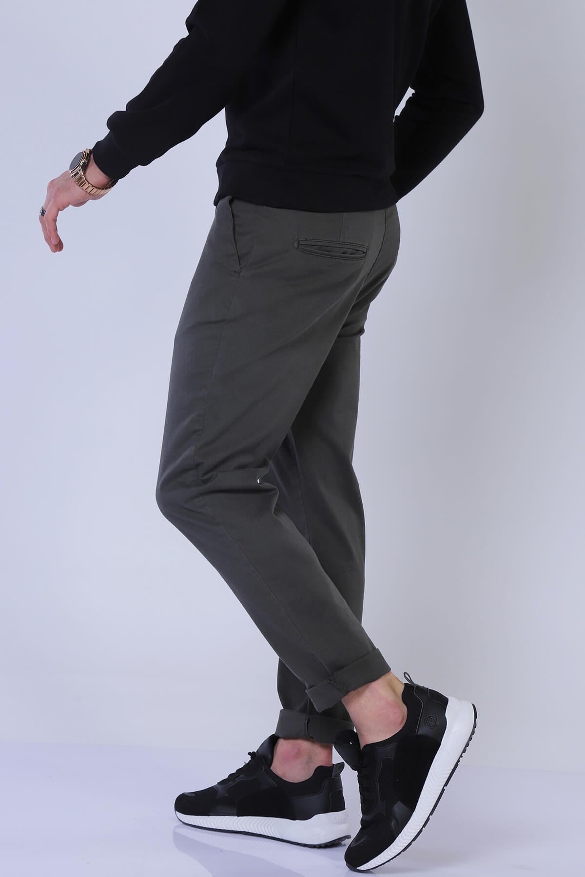 Erkek Jogger  Orta Bel Pantolon Ep 612 gab HAKİErkek Jogger  Orta Bel Pantolon Ep 612 gab HAKİ