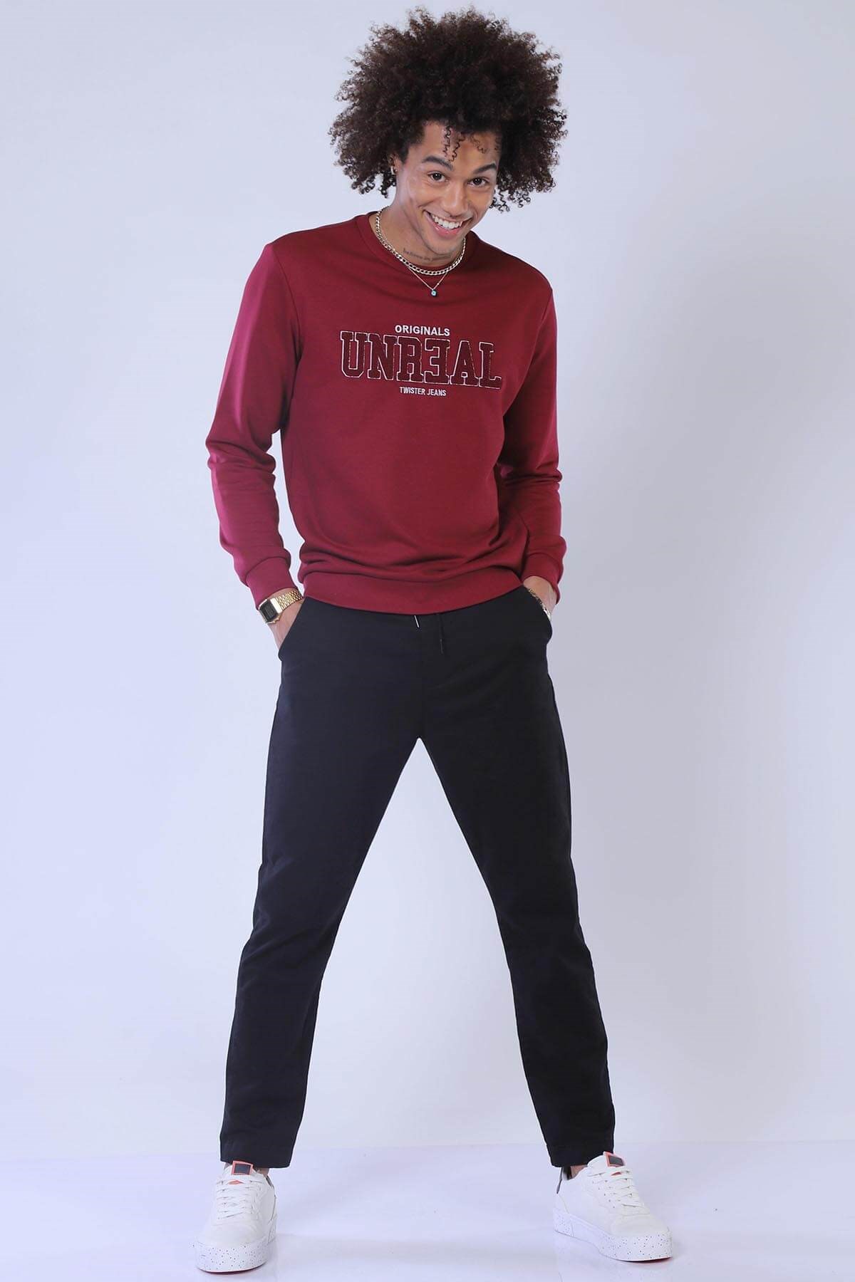 Erkek Jogger  Orta Bel Pantolon Ep 612 gab SIYAHErkek Jogger  Orta Bel Pantolon Ep 612 gab SIYAH