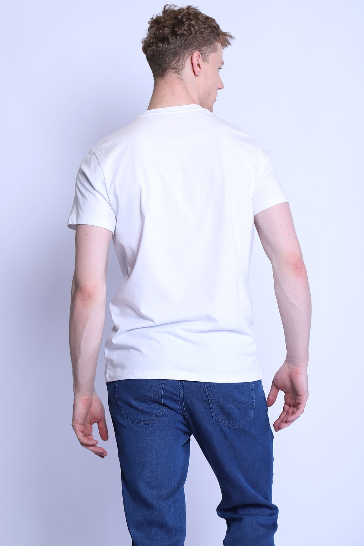 Erkek    Pantolon Slim jogger-003-02 BlueErkek    Pantolon Slim jogger-003-02 Blue