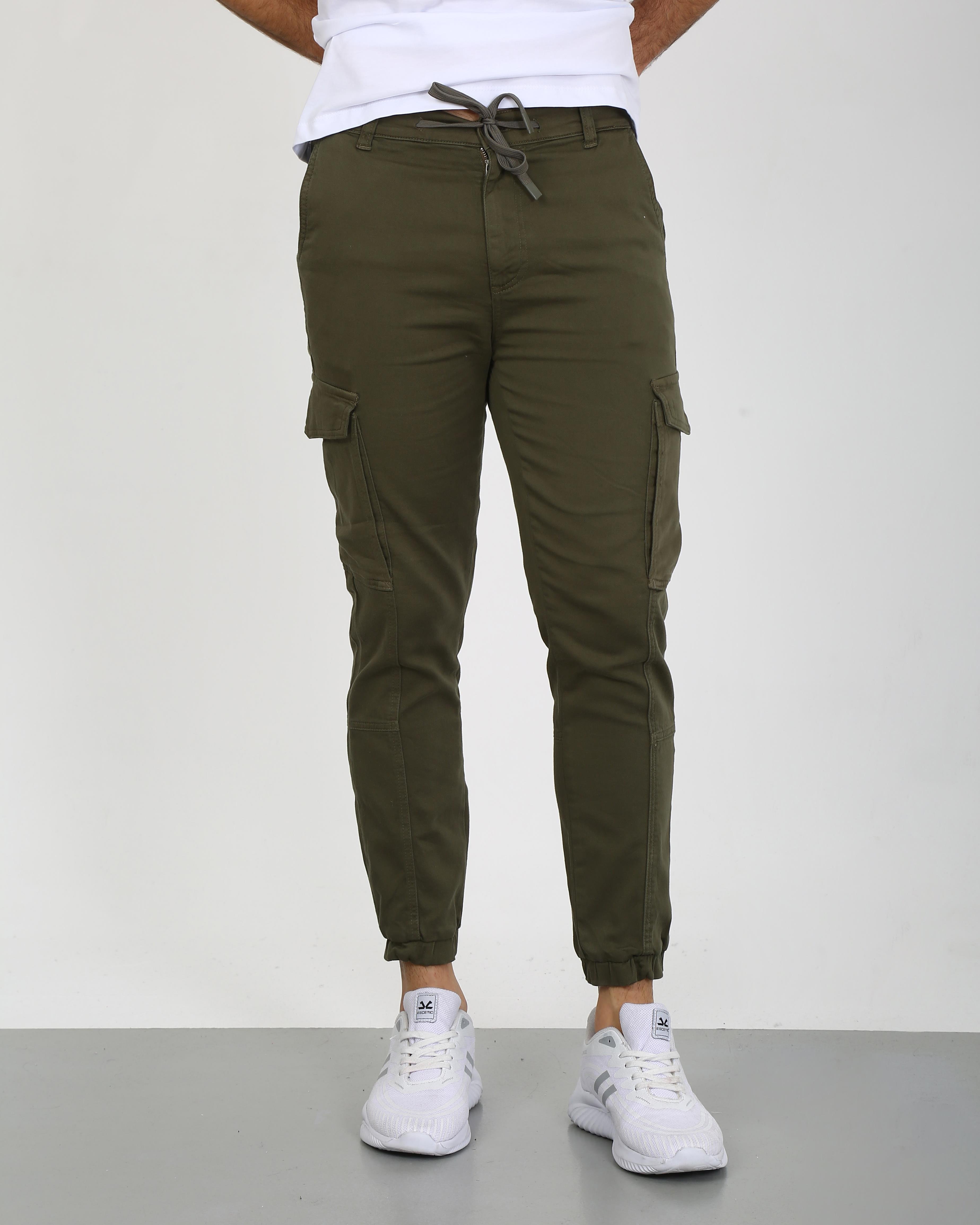 Erkek    Pantolon Slim jogger-012 HAKIErkek    Pantolon Slim jogger-012 HAKI