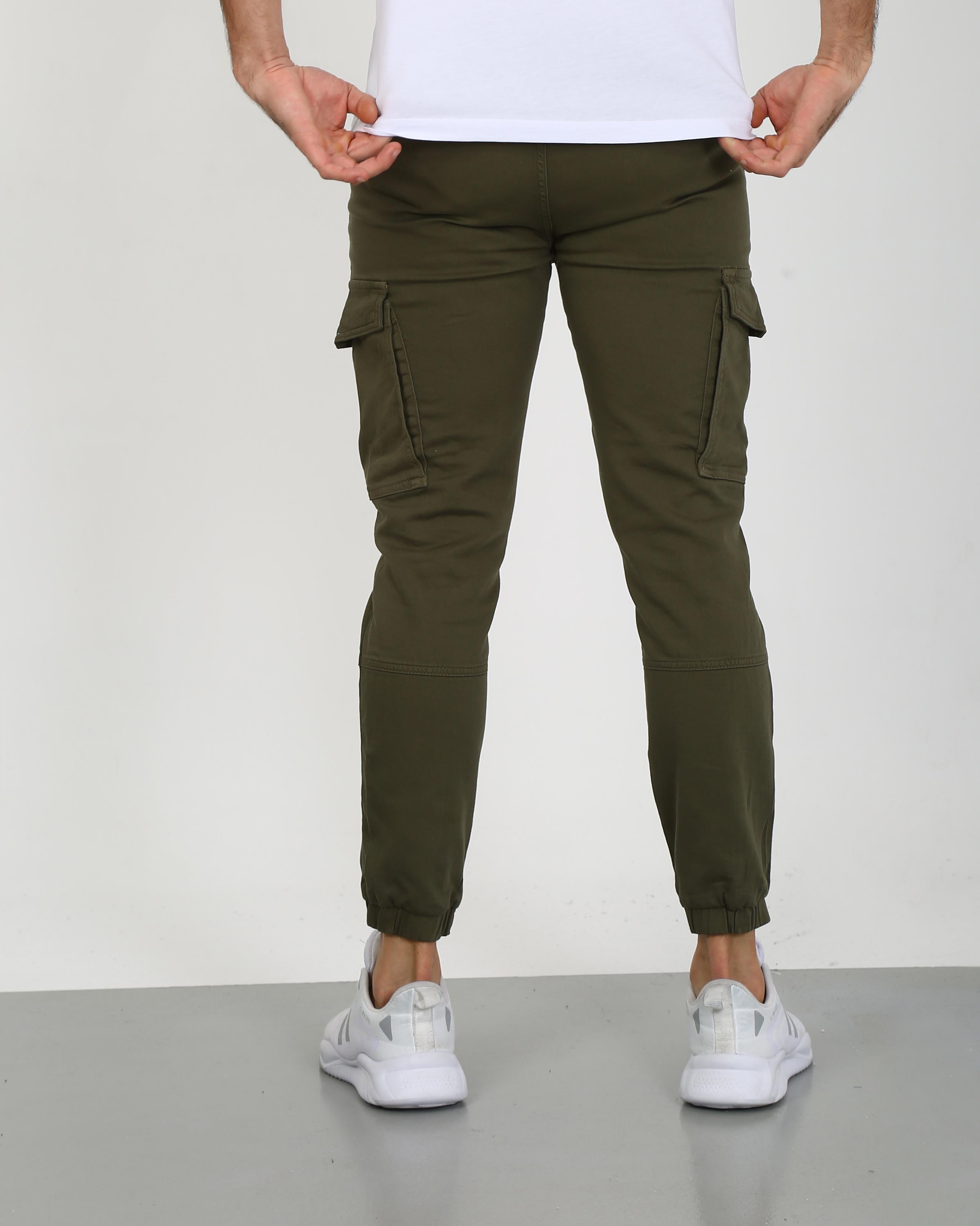 Erkek    Pantolon Slim jogger-012 HAKIErkek    Pantolon Slim jogger-012 HAKI