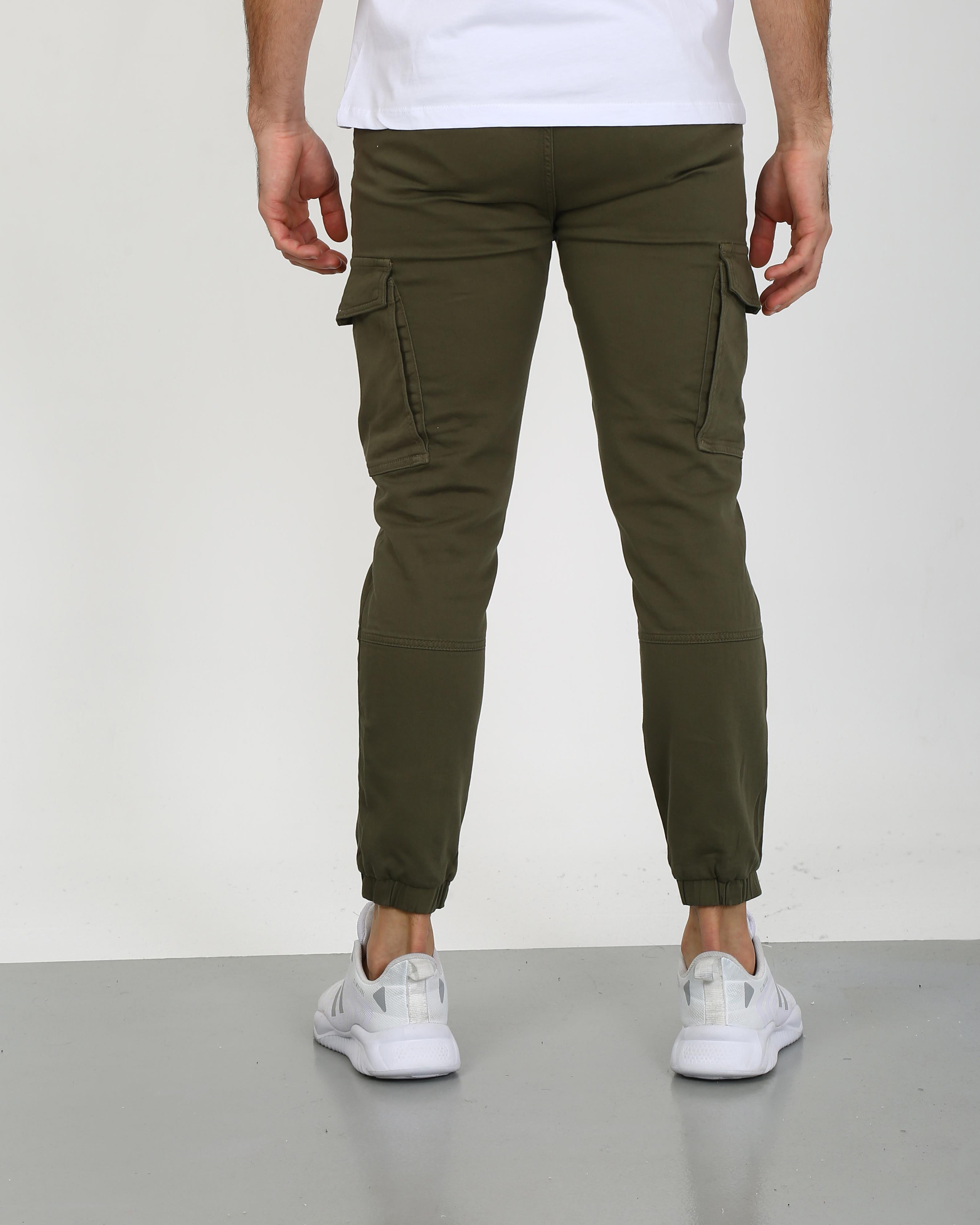 Erkek    Pantolon Slim jogger-012 HAKIErkek    Pantolon Slim jogger-012 HAKI