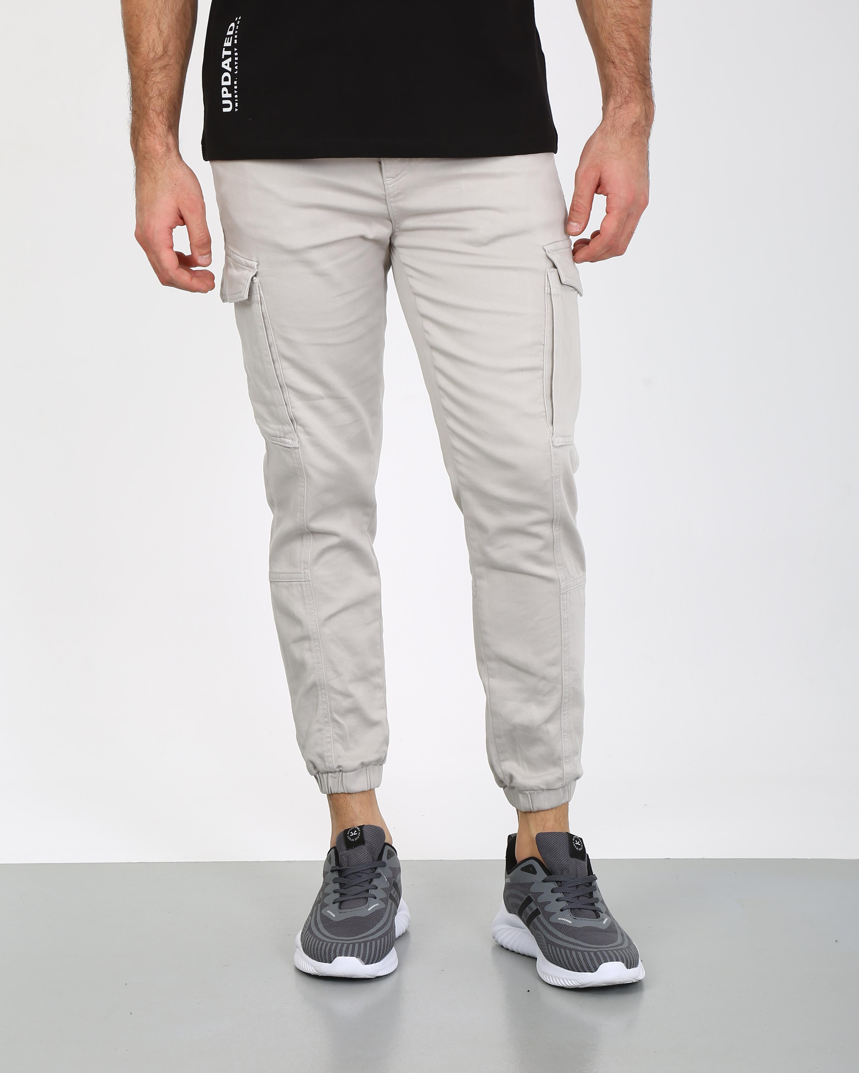 Erkek    Pantolon Slim jogger-012 STONEErkek    Pantolon Slim jogger-012 STONE