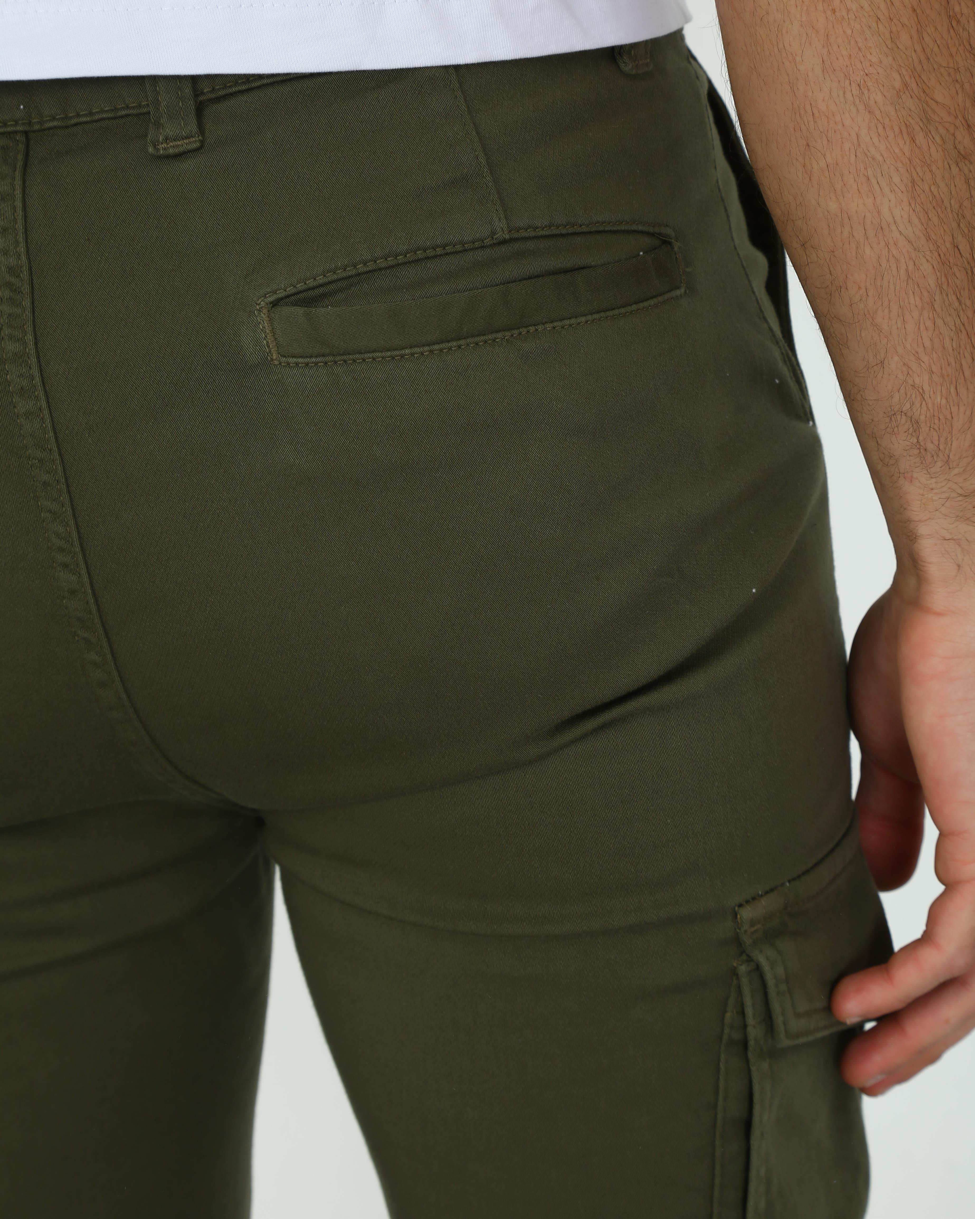 Erkek    Pantolon Slim jogger-012 HAKIErkek    Pantolon Slim jogger-012 HAKI