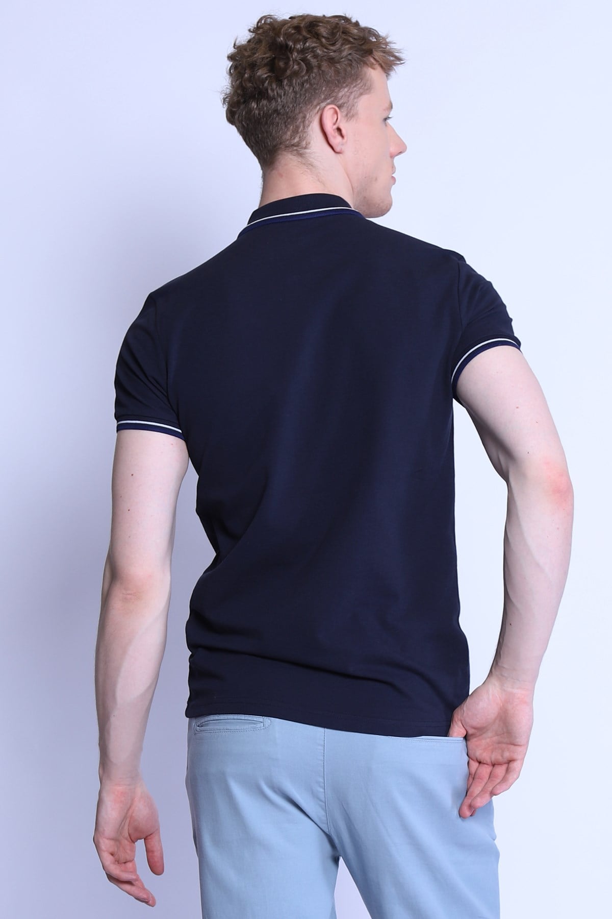 Erkek   Polo Yaka Tshirt Ets 2151 LACIVERTErkek   Polo Yaka Tshirt Ets 2151 LACIVERT