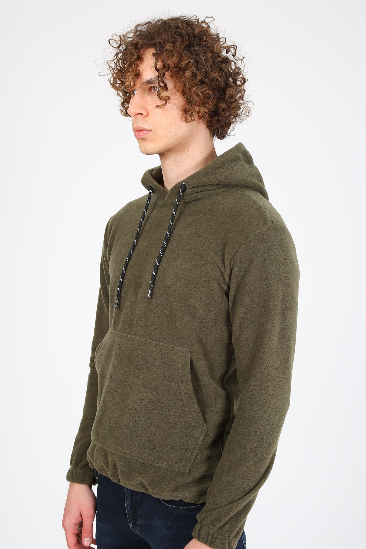 Erkek Regular Fit Sweatshirt Esw polar 1904 HAKİErkek Regular Fit Sweatshirt Esw polar 1904 HAKİ