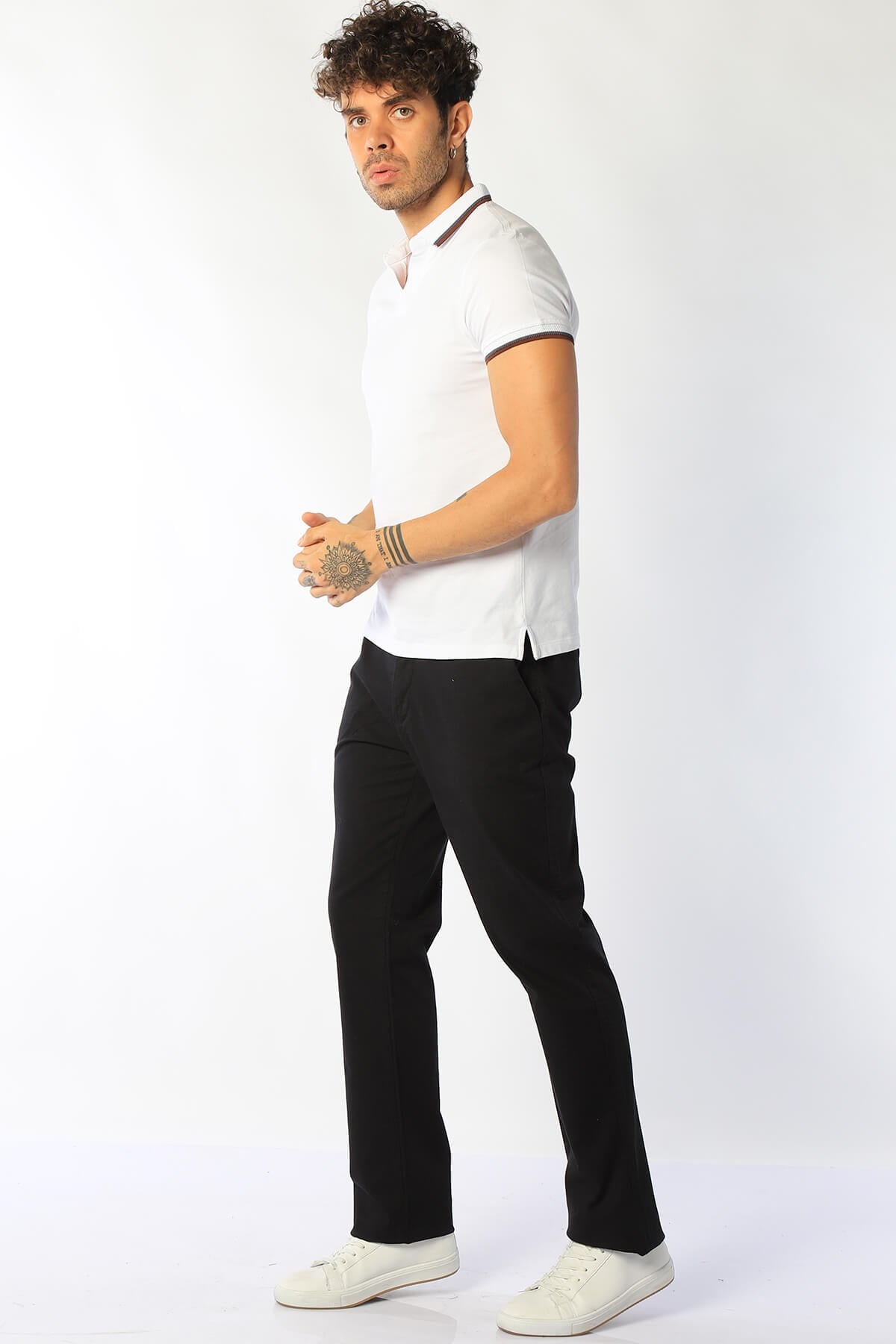 Erkek Regular Fit  Yüksek Bel Pantolon Vegas 133 gab-ka SIYAHErkek Regular Fit  Yüksek Bel Pantolon Vegas 133 gab-ka SIYAH