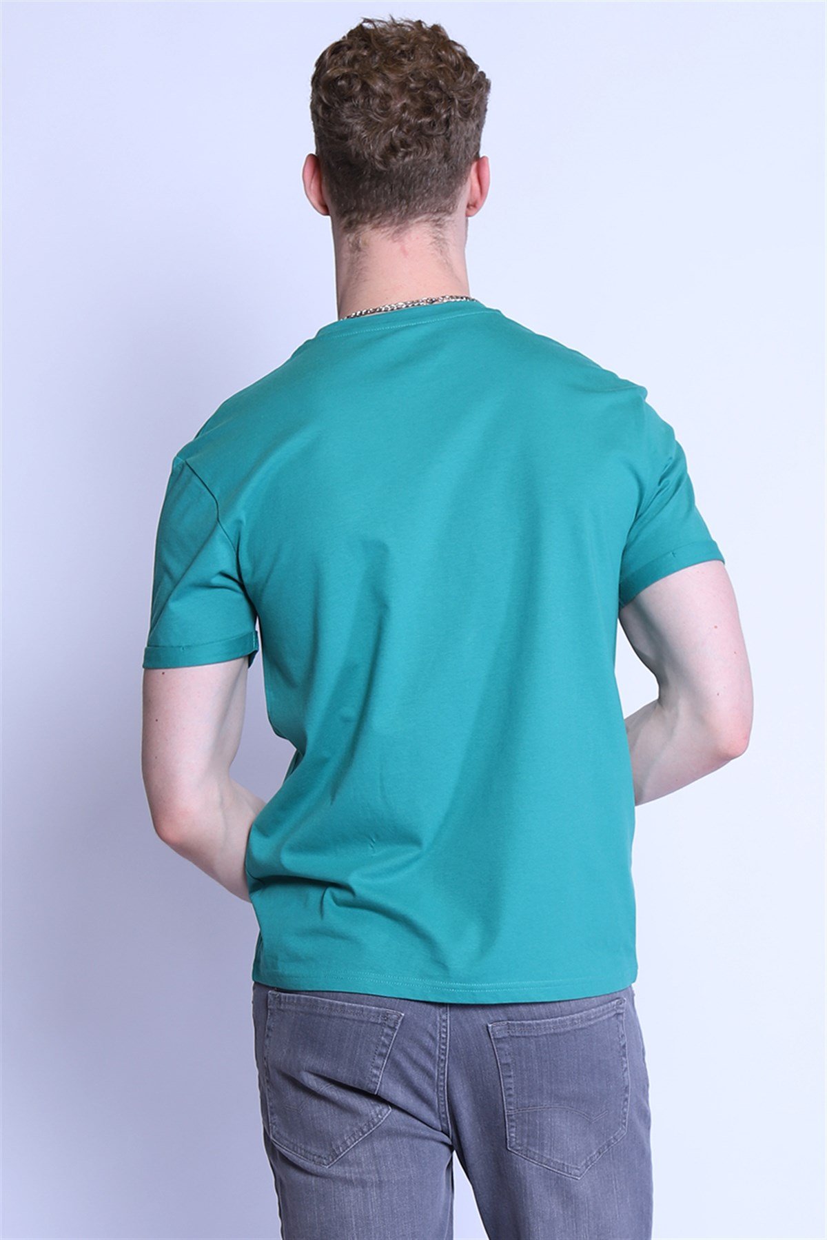 Erkek Relaxed  Bisiklet Yaka Tshirt Ets 2037 A.ZÜMRÜTErkek Relaxed  Bisiklet Yaka Tshirt Ets 2037 A.ZÜMRÜT