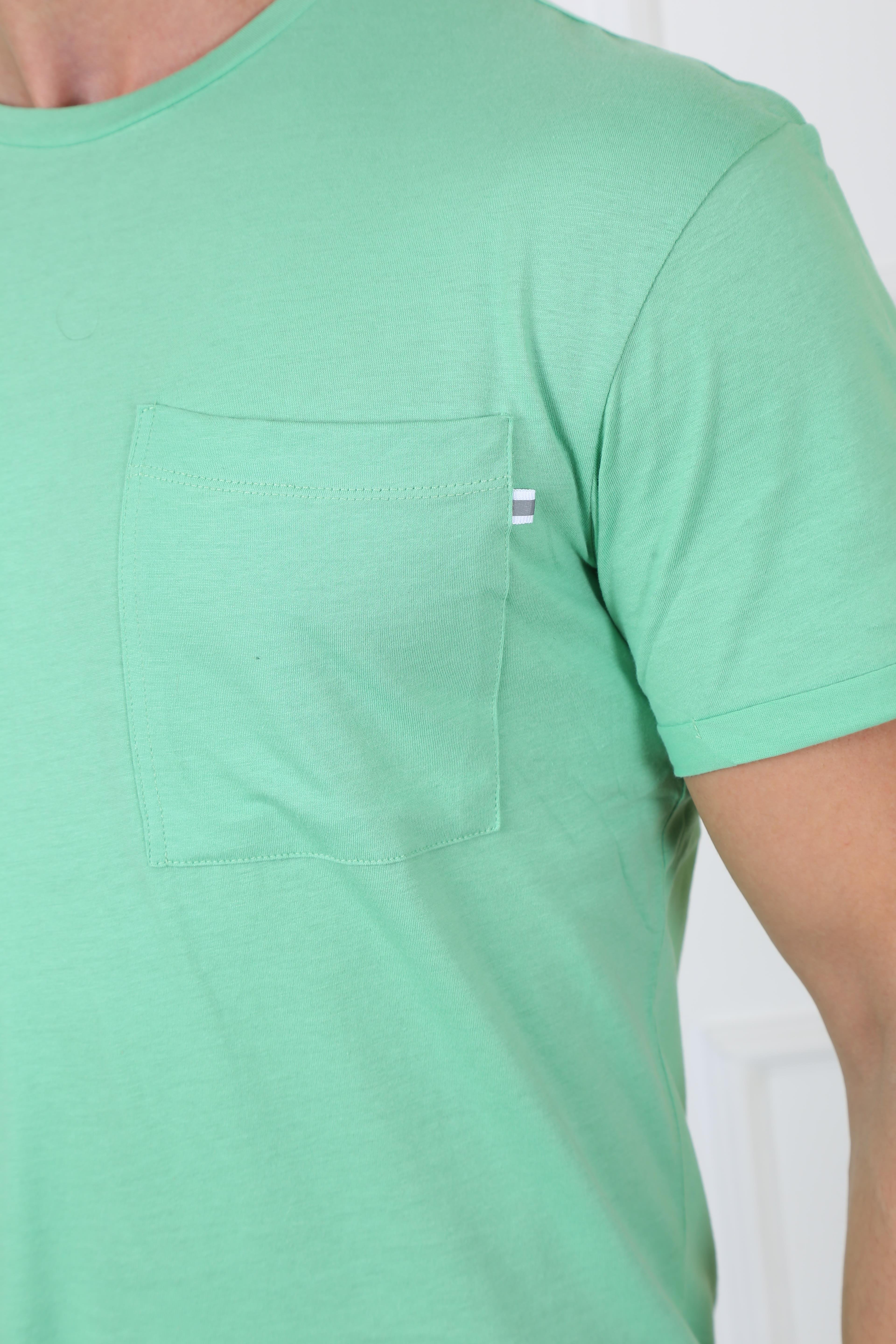 Erkek Relaxed  Bisiklet Yaka Tshirt Ets 2037 A.YEŞİLErkek Relaxed  Bisiklet Yaka Tshirt Ets 2037 A.YEŞİL