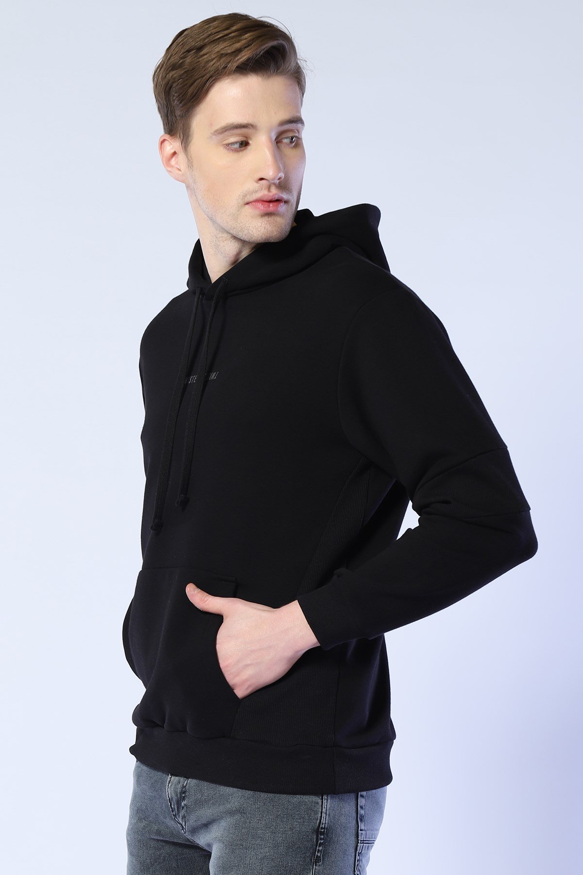 Erkek Relaxed Sweatshirt Esw 1782 SIYAHErkek Relaxed Sweatshirt Esw 1782 SIYAH