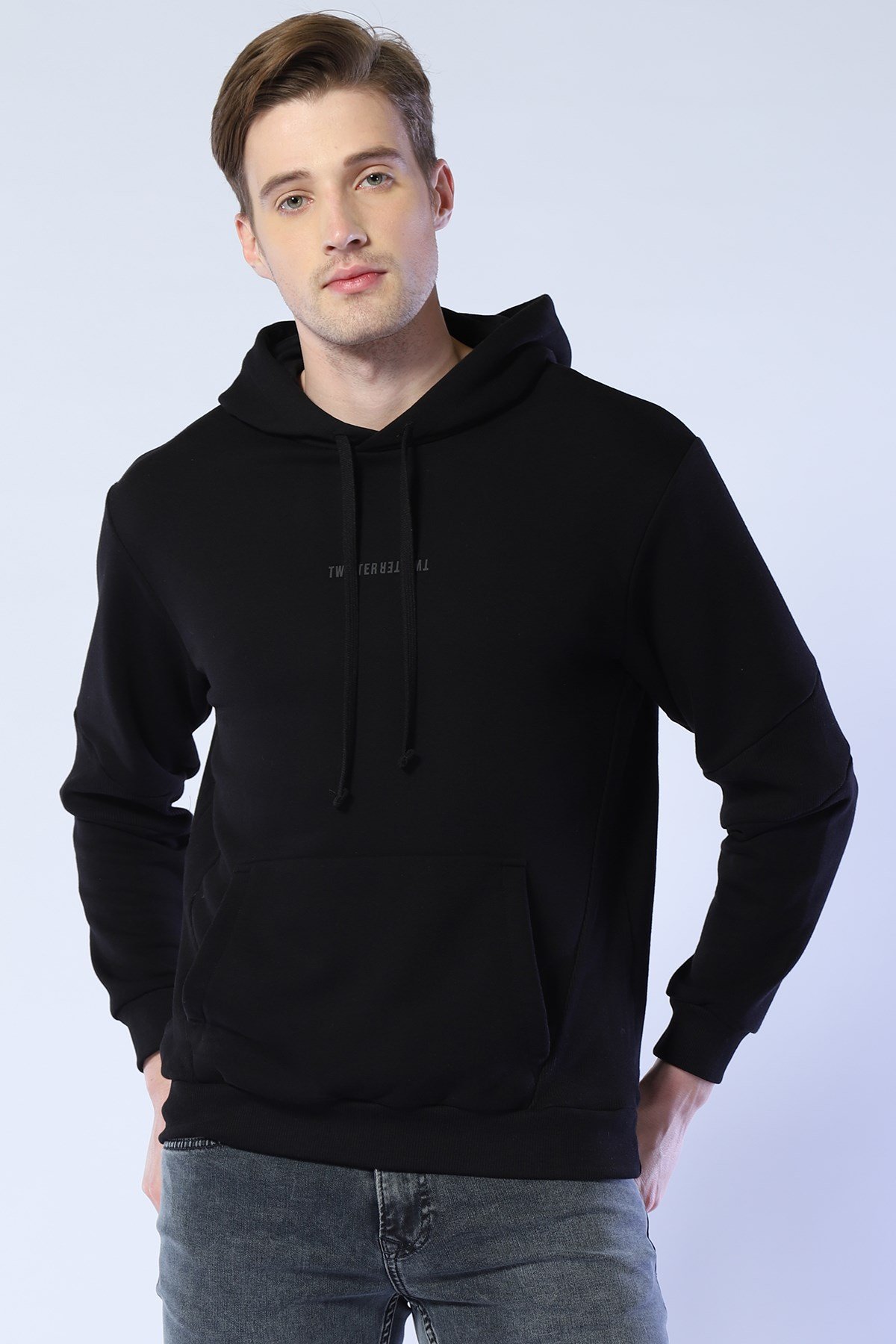 Erkek Relaxed Sweatshirt Esw 1782 SIYAHErkek Relaxed Sweatshirt Esw 1782 SIYAH