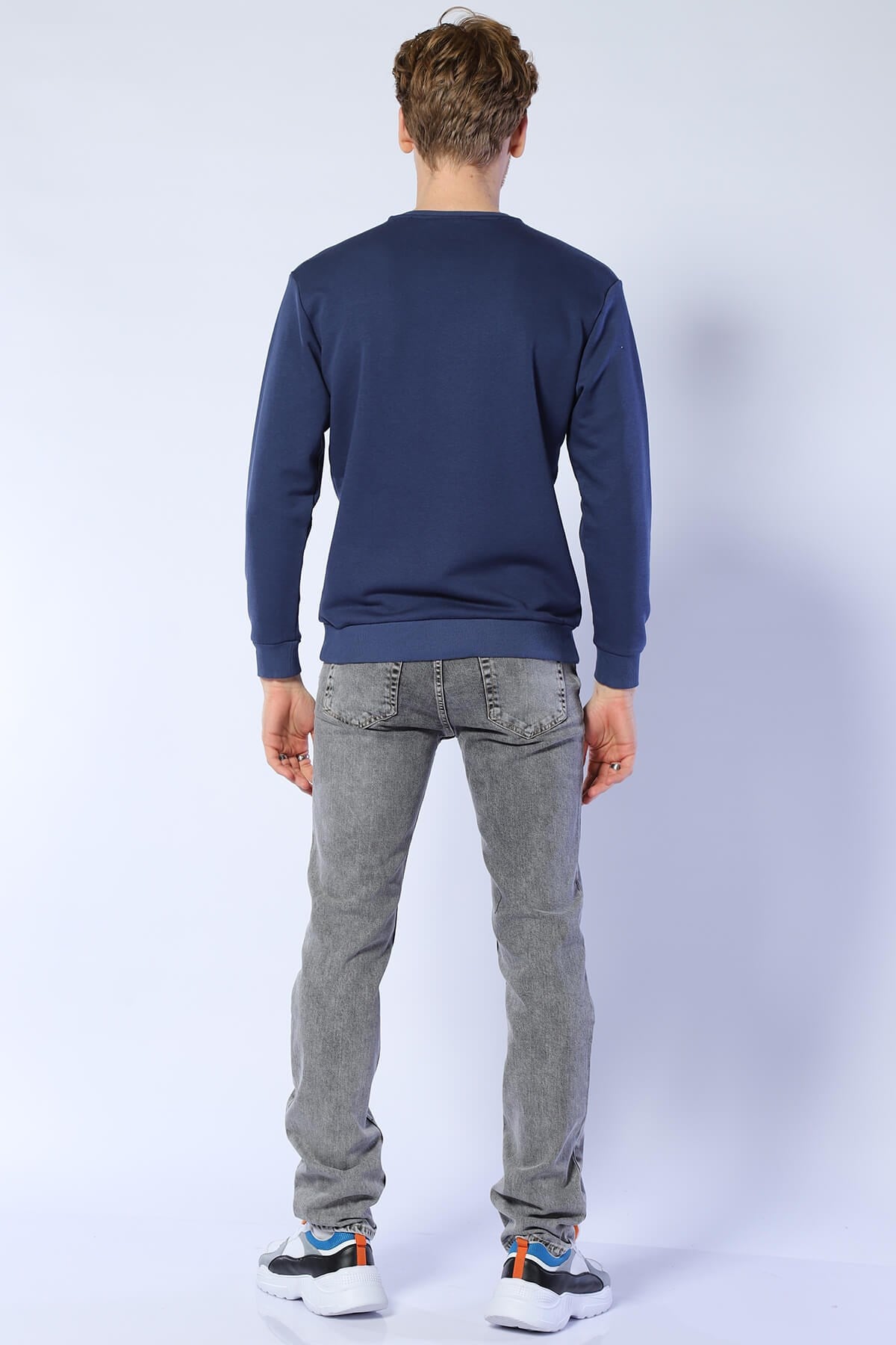 Erkek Relaxed Sweatshirt Esw 1799 ROYALErkek Relaxed Sweatshirt Esw 1799 ROYAL