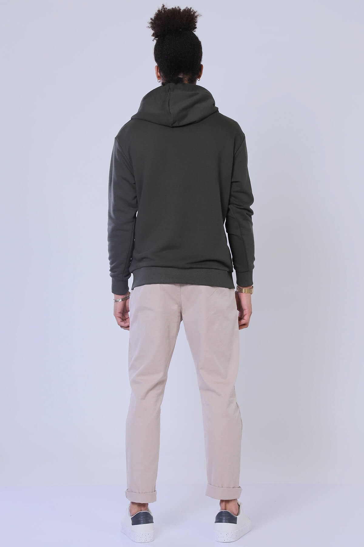 Erkek Relaxed Sweatshirt Esw 1791 HAKİErkek Relaxed Sweatshirt Esw 1791 HAKİ