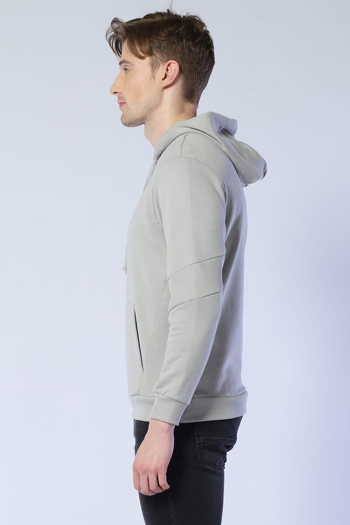 Erkek Relaxed Sweatshirt Esw 1782 TAŞErkek Relaxed Sweatshirt Esw 1782 TAŞ