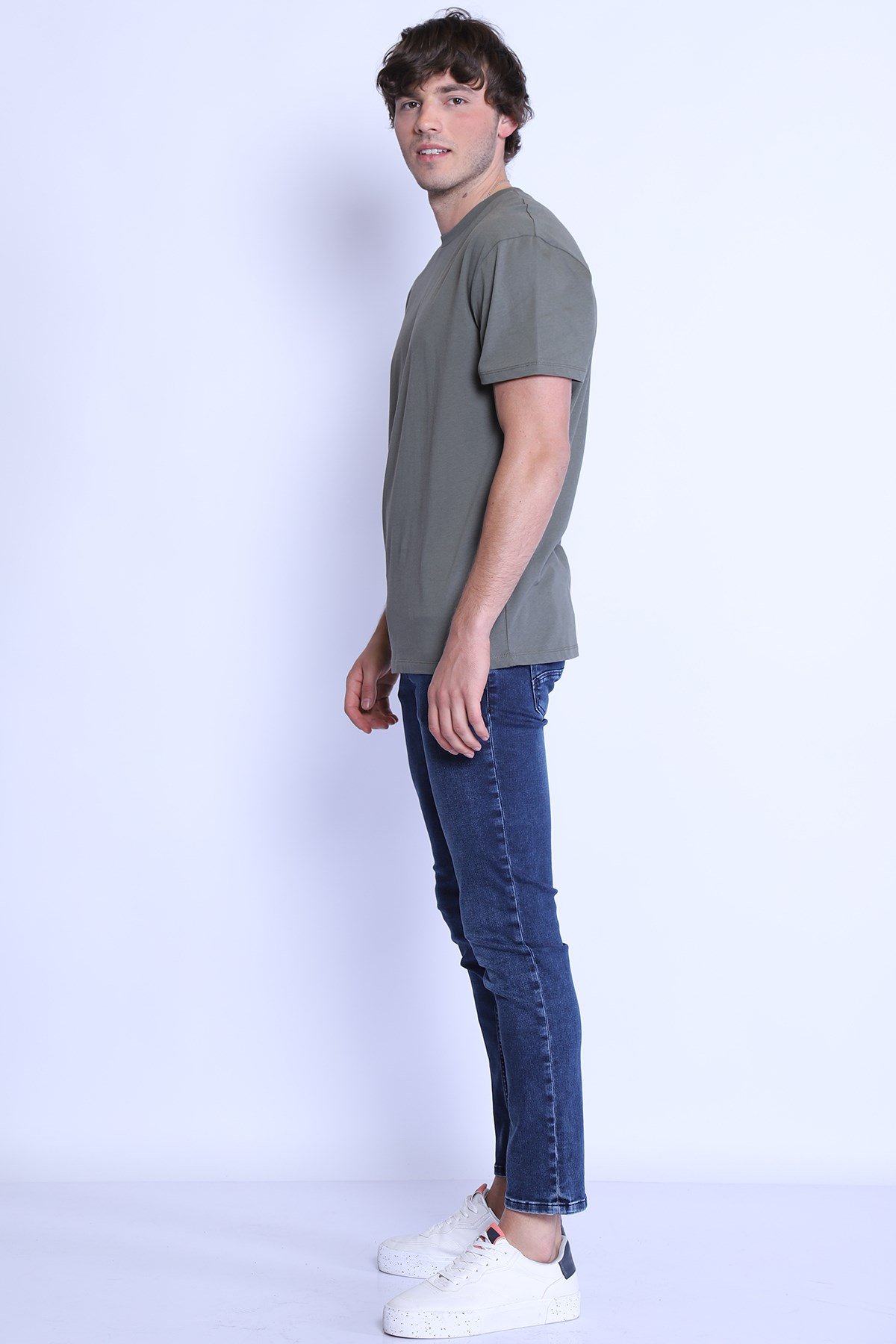 Erkek Skinny Fit  Düşük Bel Pantolon Panama 615-05 Blue BlackErkek Skinny Fit  Düşük Bel Pantolon Panama 615-05 Blue Black
