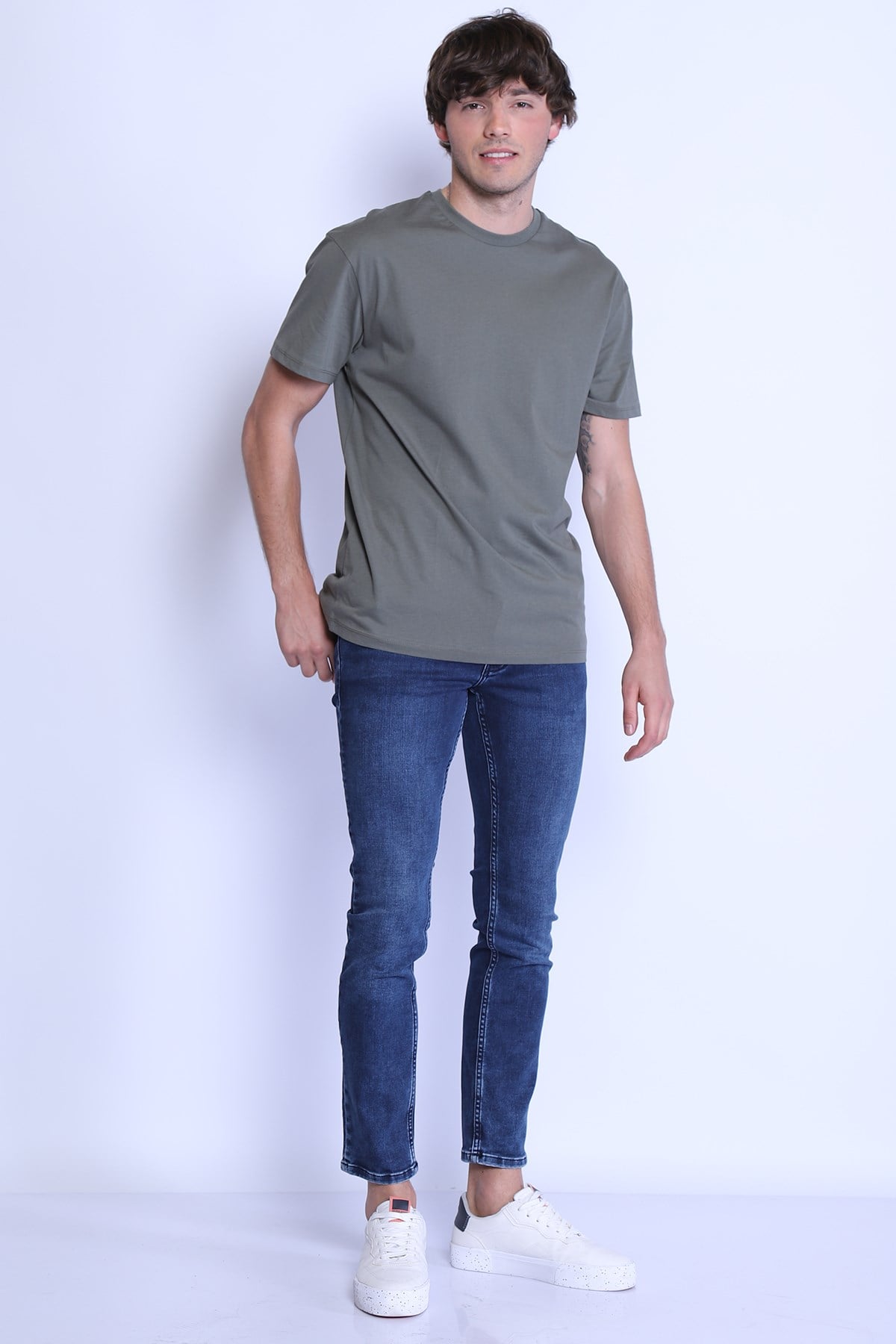 Erkek Skinny Fit  Düşük Bel Pantolon Panama 615-05 Blue BlackErkek Skinny Fit  Düşük Bel Pantolon Panama 615-05 Blue Black