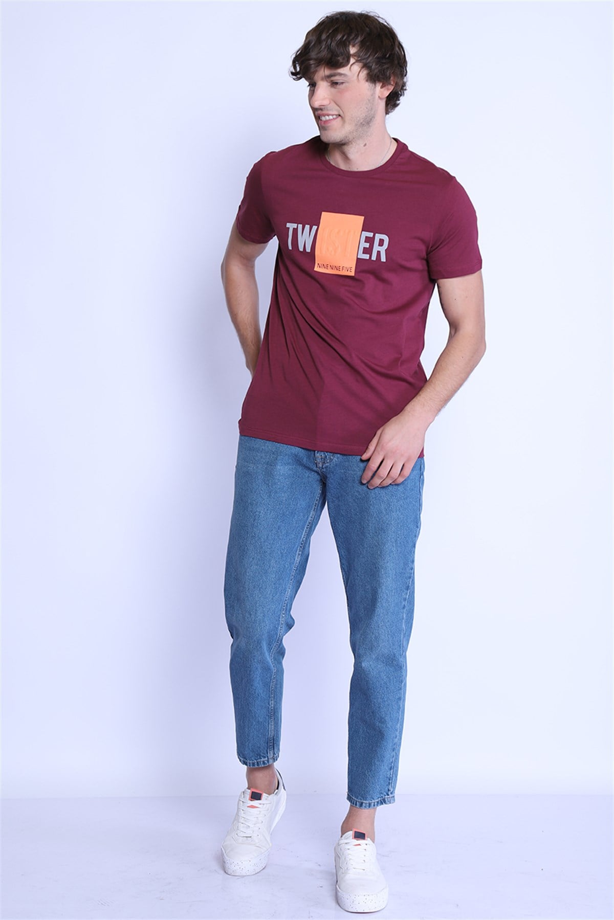 Erkek Slim Fit  Bisiklet Yaka Tshirt Ets 2091 MURDUMErkek Slim Fit  Bisiklet Yaka Tshirt Ets 2091 MURDUM