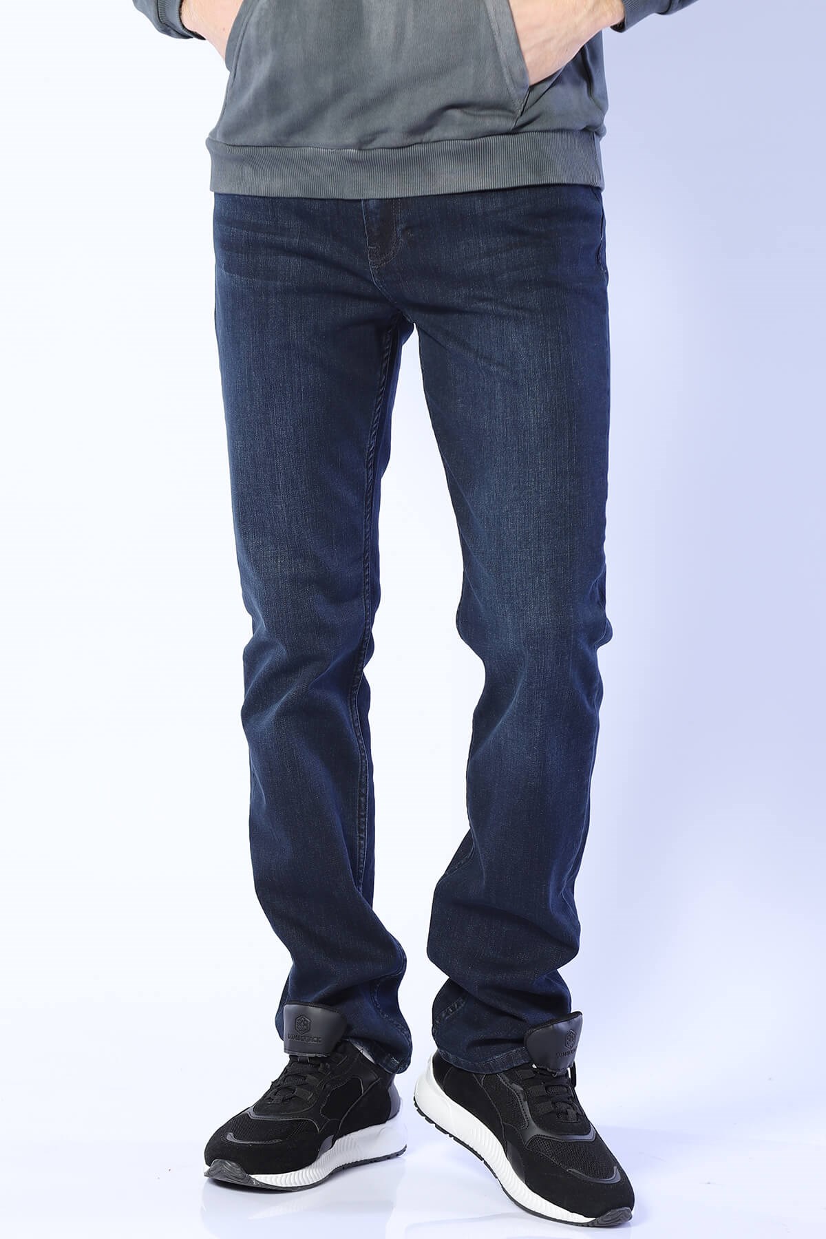 Erkek Slim Fit  Normal Bel Pantolon New milano 619-08 Dark BlueErkek Slim Fit  Normal Bel Pantolon New milano 619-08 Dark Blue