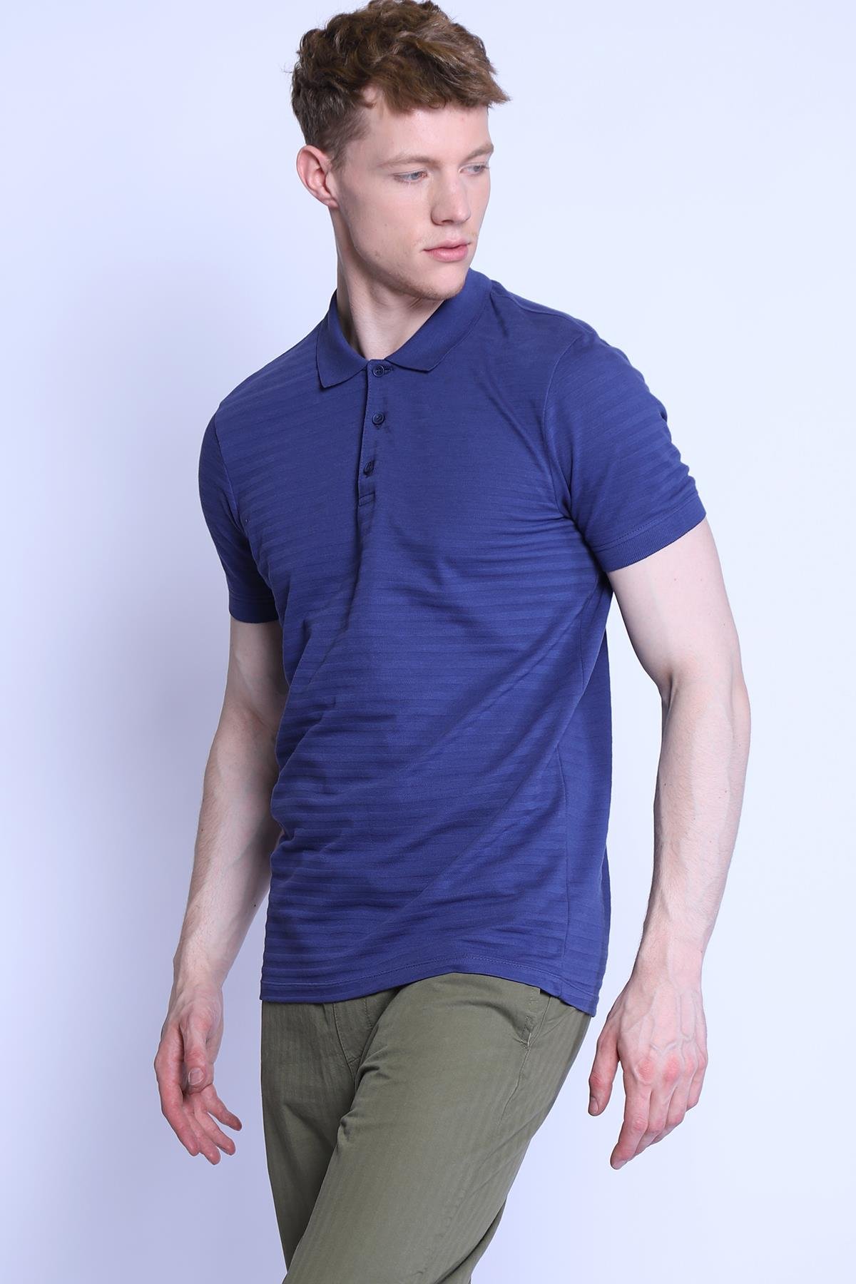 Erkek Slim Fit  Polo Yaka Tshirt Ets 2102 ab ROYALErkek Slim Fit  Polo Yaka Tshirt Ets 2102 ab ROYAL