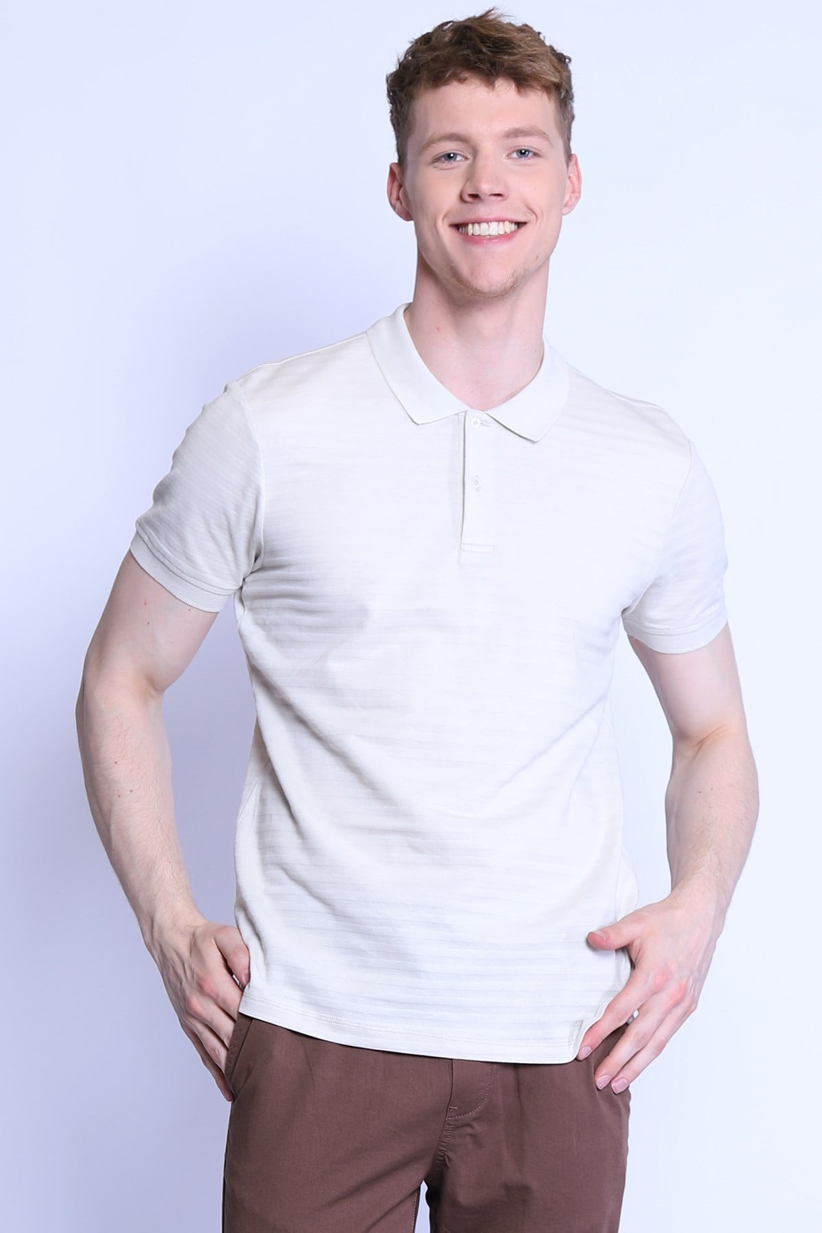 Erkek Slim Fit  Polo Yaka Tshirt Ets 2102 ab TAŞErkek Slim Fit  Polo Yaka Tshirt Ets 2102 ab TAŞ