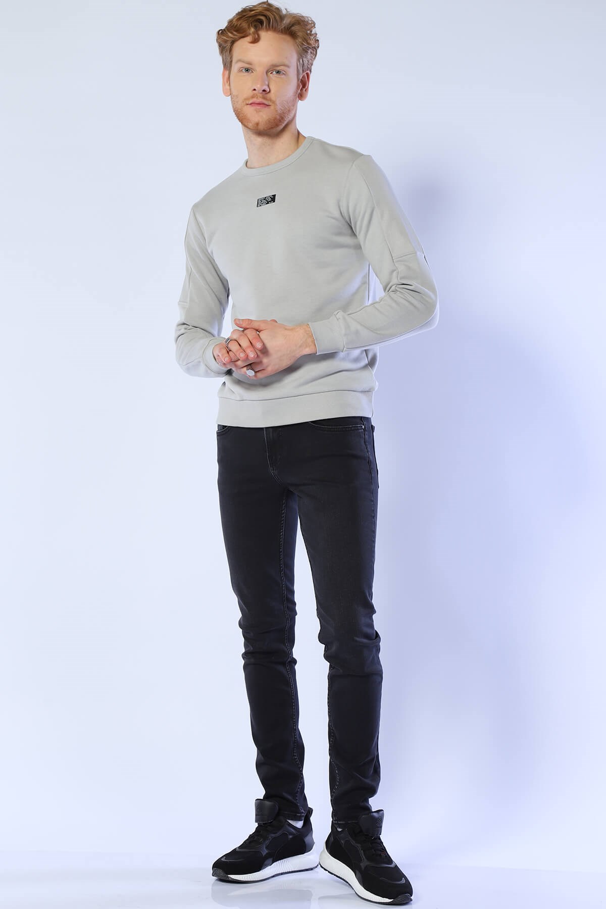 Erkek Slim Fit Sweatshirt Esw 1783 TAŞErkek Slim Fit Sweatshirt Esw 1783 TAŞ