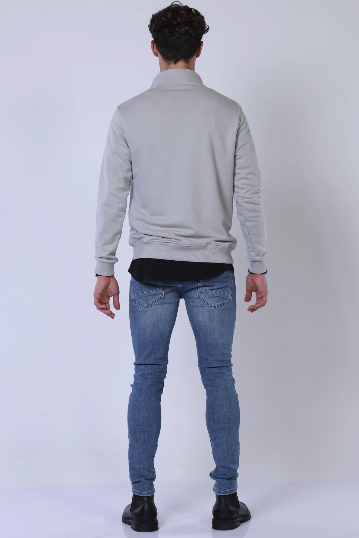 Erkek Slim Fit Sweatshirt Esw 1787 TAŞErkek Slim Fit Sweatshirt Esw 1787 TAŞ