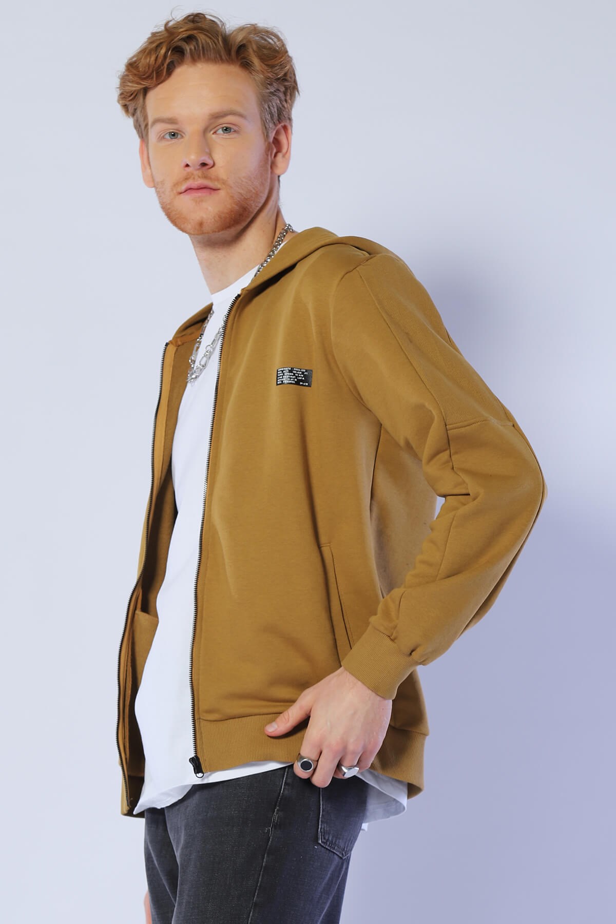 Erkek Slim Fit Sweatshirt Esw 1784 TÜTÜNErkek Slim Fit Sweatshirt Esw 1784 TÜTÜN