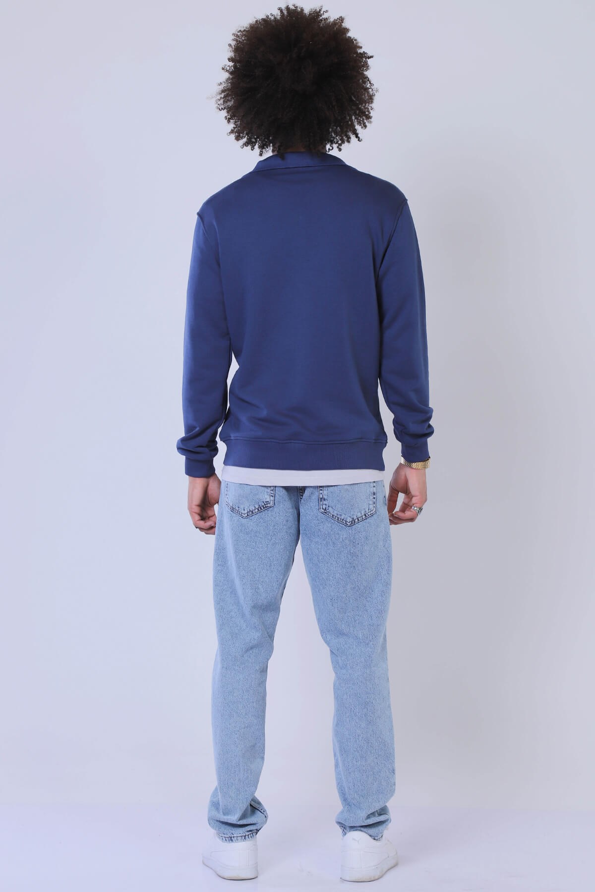 Erkek Slim Fit Sweatshirt Esw 1787 ROYALErkek Slim Fit Sweatshirt Esw 1787 ROYAL