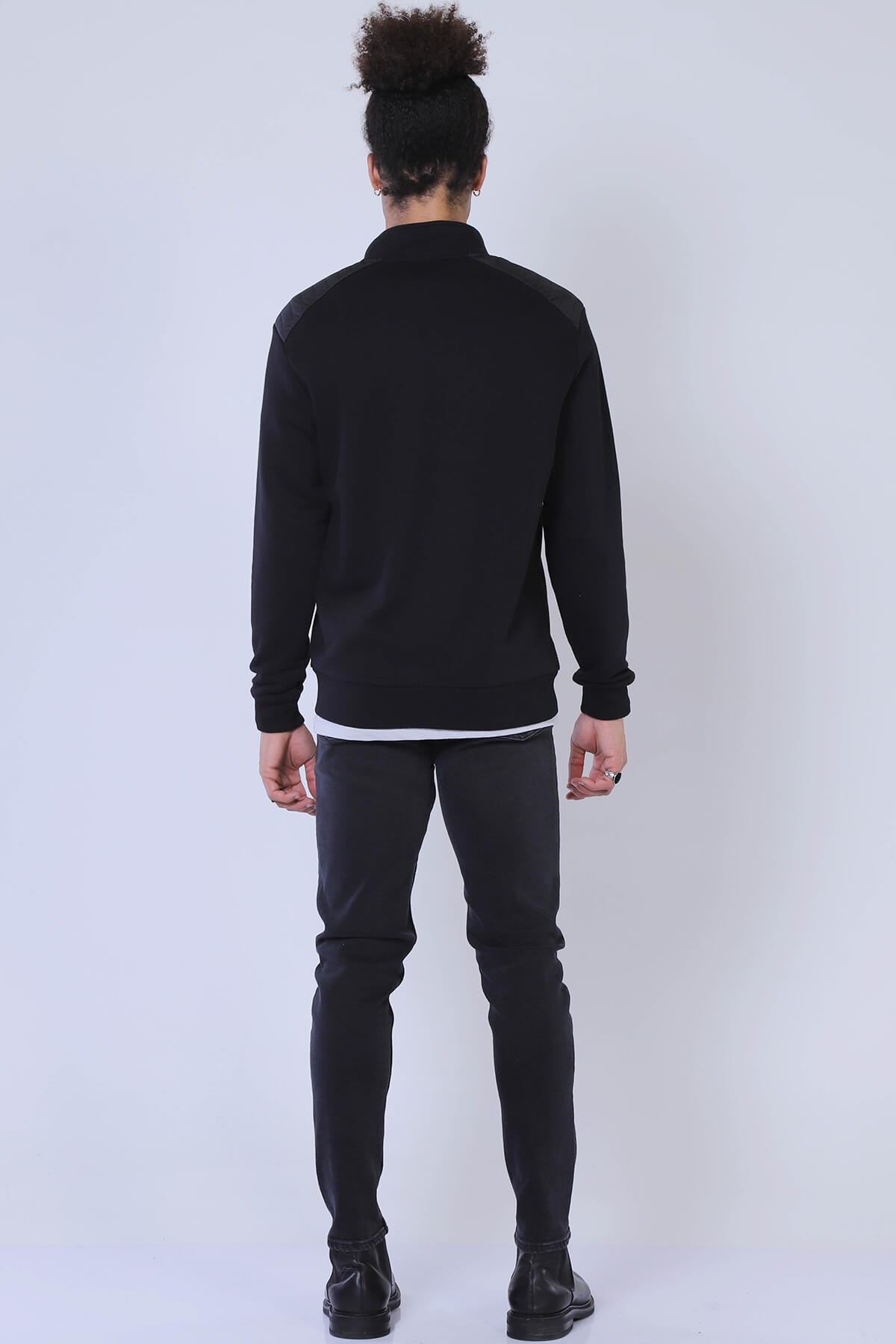 Erkek Slim Fit Sweatshirt Esw 1788 SIYAHErkek Slim Fit Sweatshirt Esw 1788 SIYAH