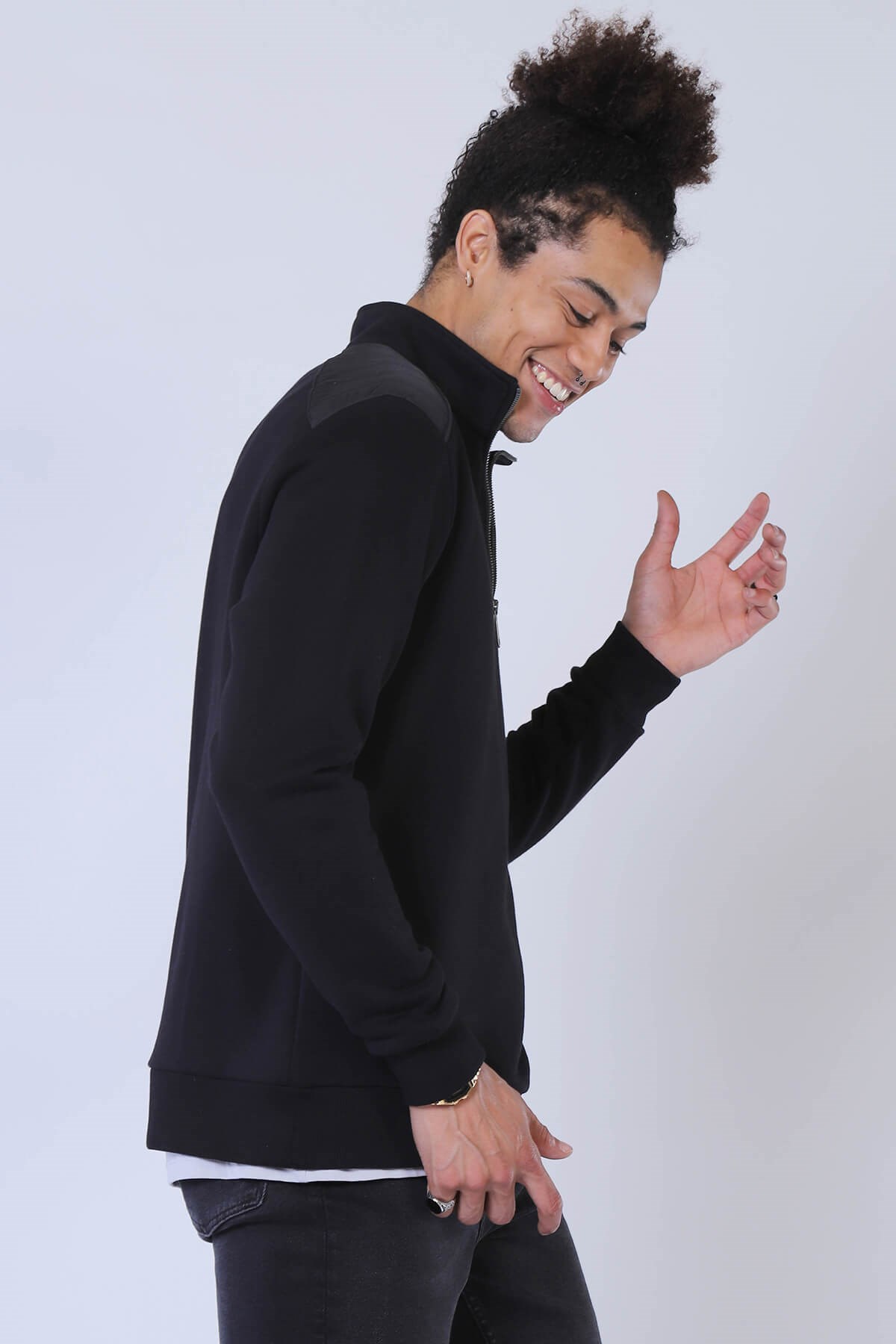 Erkek Slim Fit Sweatshirt Esw 1788 SIYAHErkek Slim Fit Sweatshirt Esw 1788 SIYAH