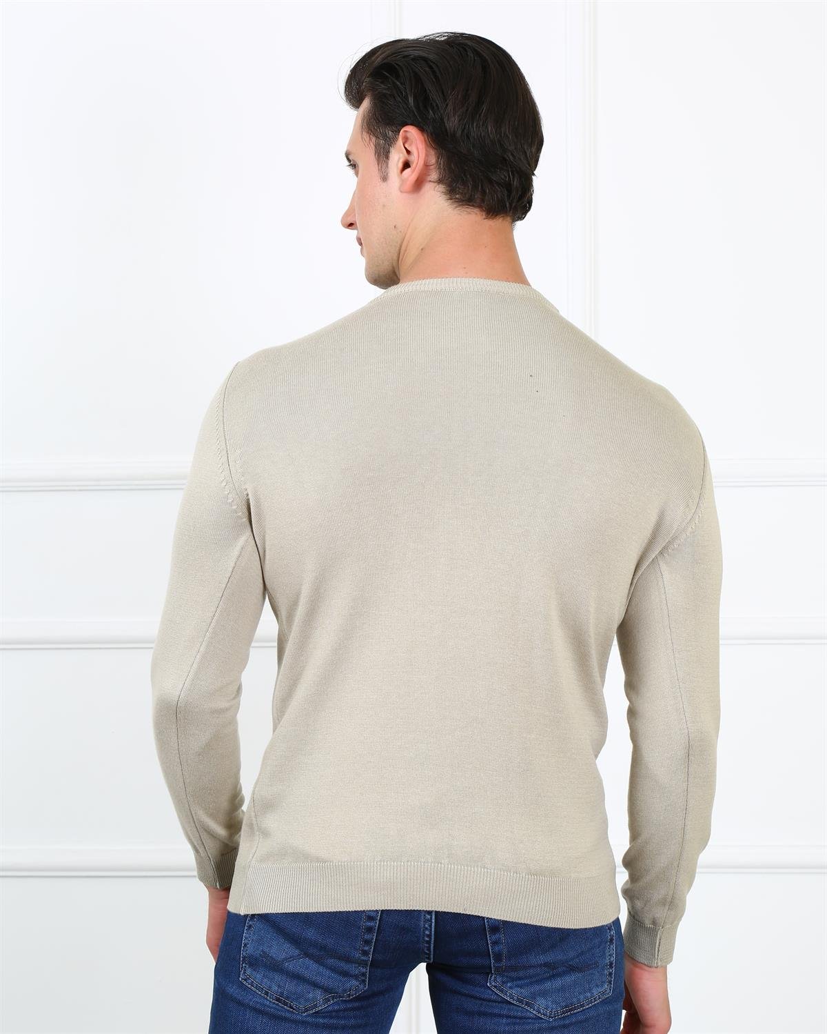 Erkek Slim Fit Trıko Et 3621 (t) BEJErkek Slim Fit Trıko Et 3621 (t) BEJ