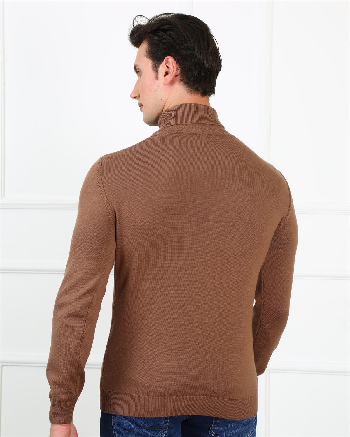 Erkek Slim Fit Trıko Et 3623 (t) KAHVEErkek Slim Fit Trıko Et 3623 (t) KAHVE