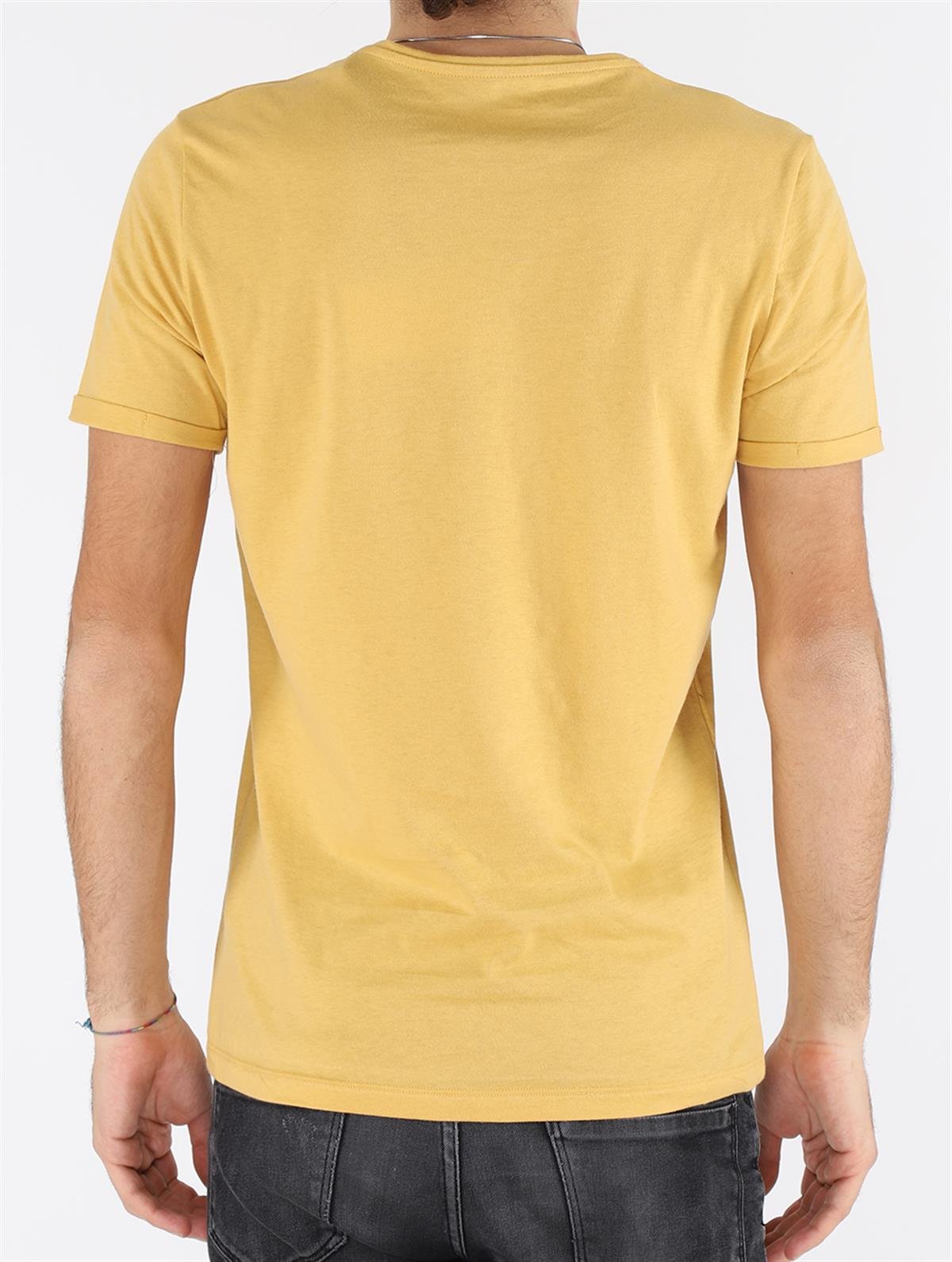 Erkek Slim Fit   Tshirt Ets 1827 bb SAFRANErkek Slim Fit   Tshirt Ets 1827 bb SAFRAN