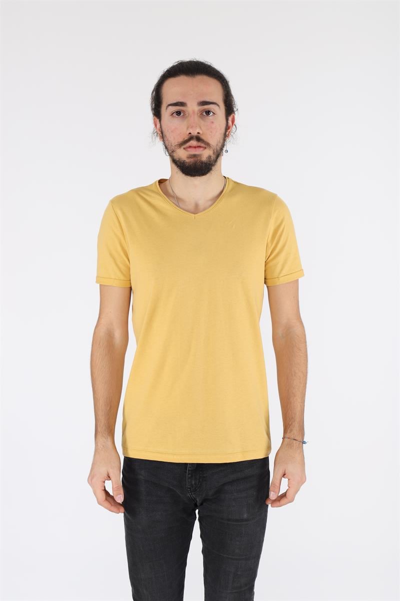 Erkek Slim Fit   Tshirt Ets 1827 bb SAFRANErkek Slim Fit   Tshirt Ets 1827 bb SAFRAN