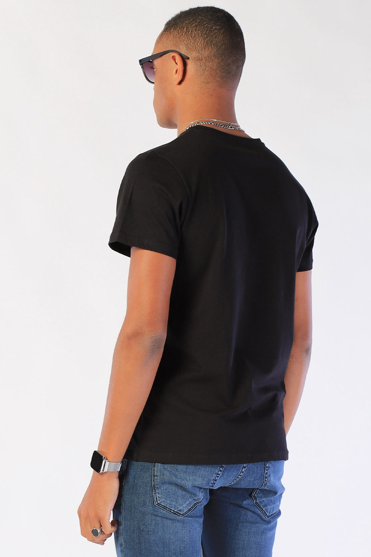Erkek Slim Fit   Tshirt Ets 2024 SIYAHErkek Slim Fit   Tshirt Ets 2024 SIYAH
