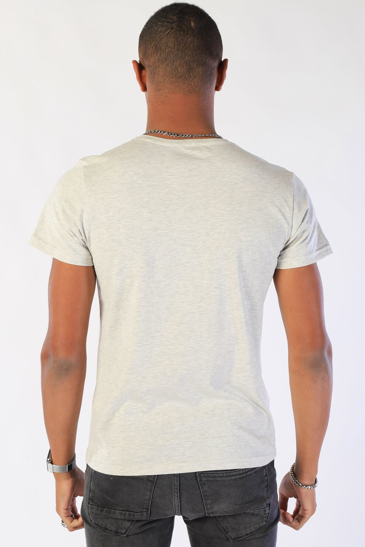 Erkek Slim Fit   Tshirt Ets 2034 KAR MELANJErkek Slim Fit   Tshirt Ets 2034 KAR MELANJ