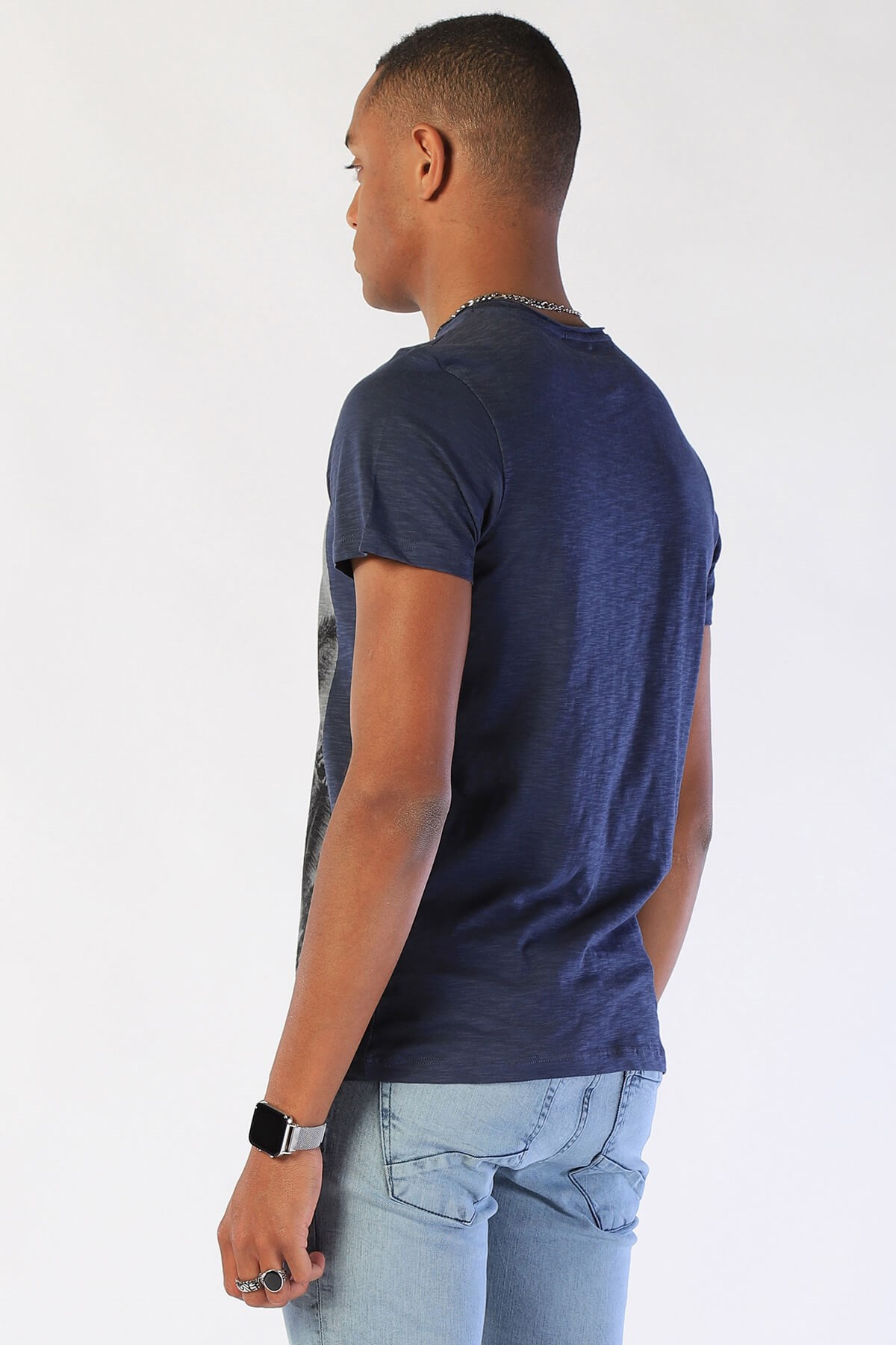 Erkek Slim Fit   Tshirt Ets 2039 INDIGOErkek Slim Fit   Tshirt Ets 2039 INDIGO