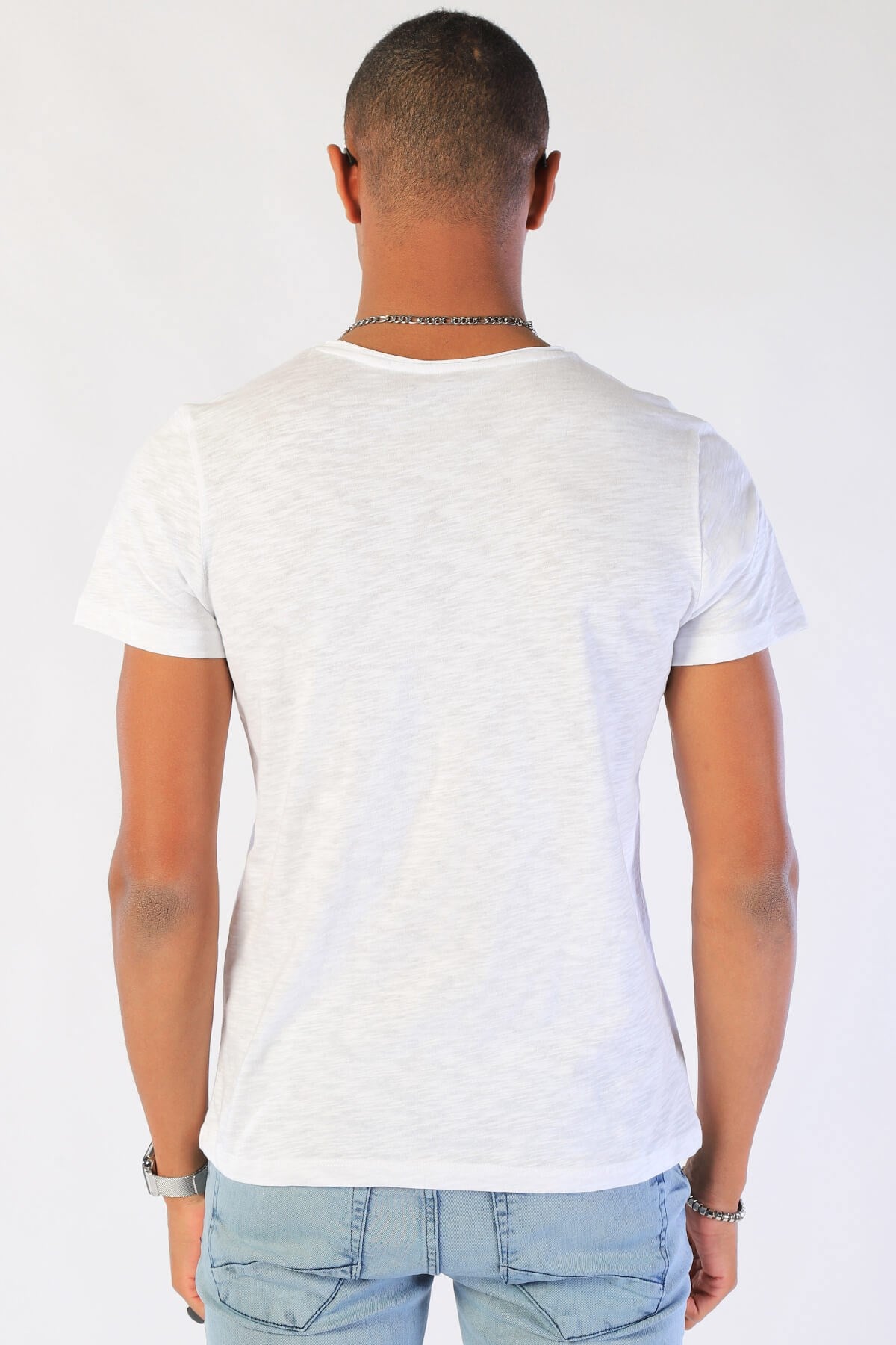 Erkek Slim Fit   Tshirt Ets 2039 BEYAZErkek Slim Fit   Tshirt Ets 2039 BEYAZ