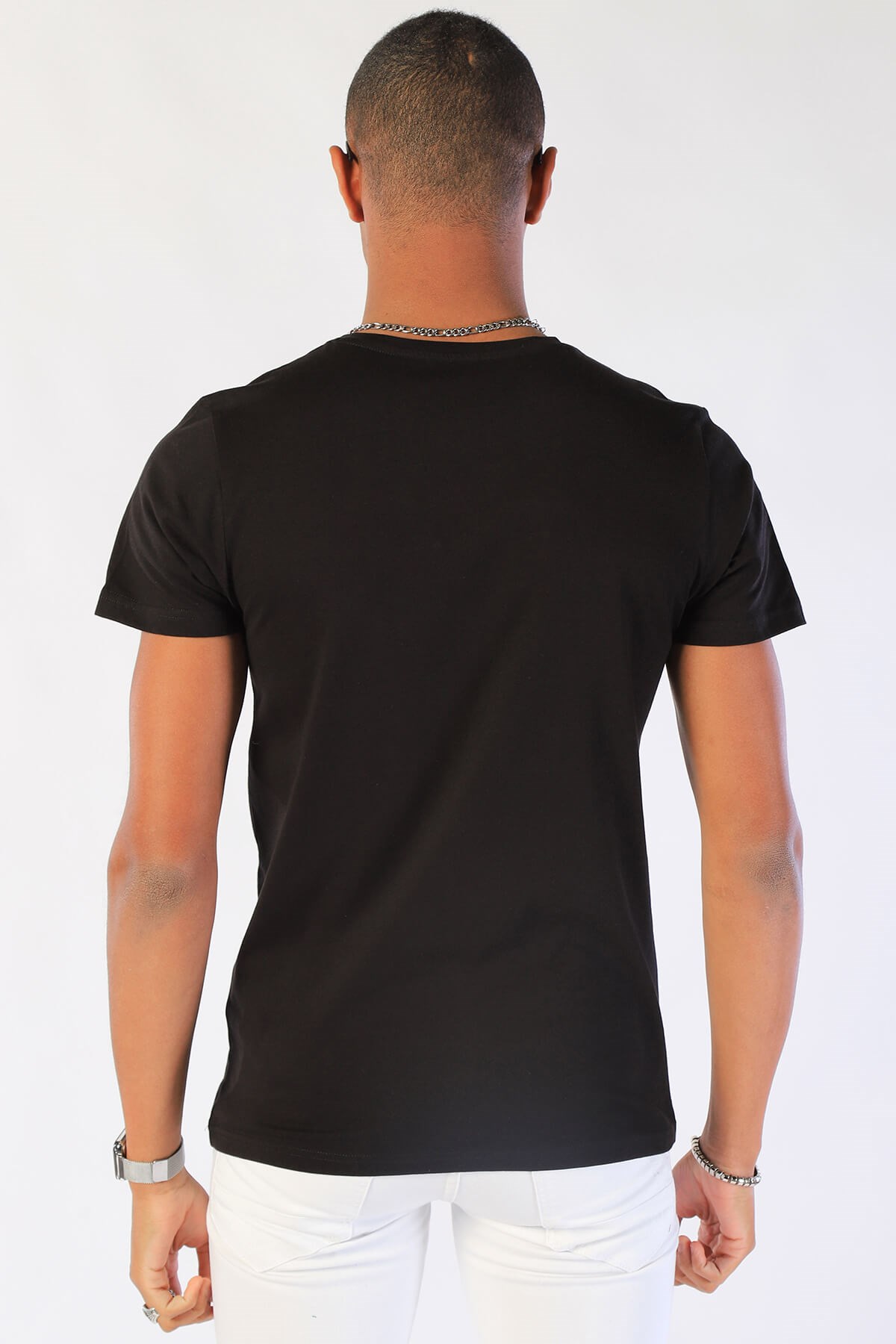 Erkek Slim Fit   Tshirt Ets 2045 SIYAHErkek Slim Fit   Tshirt Ets 2045 SIYAH