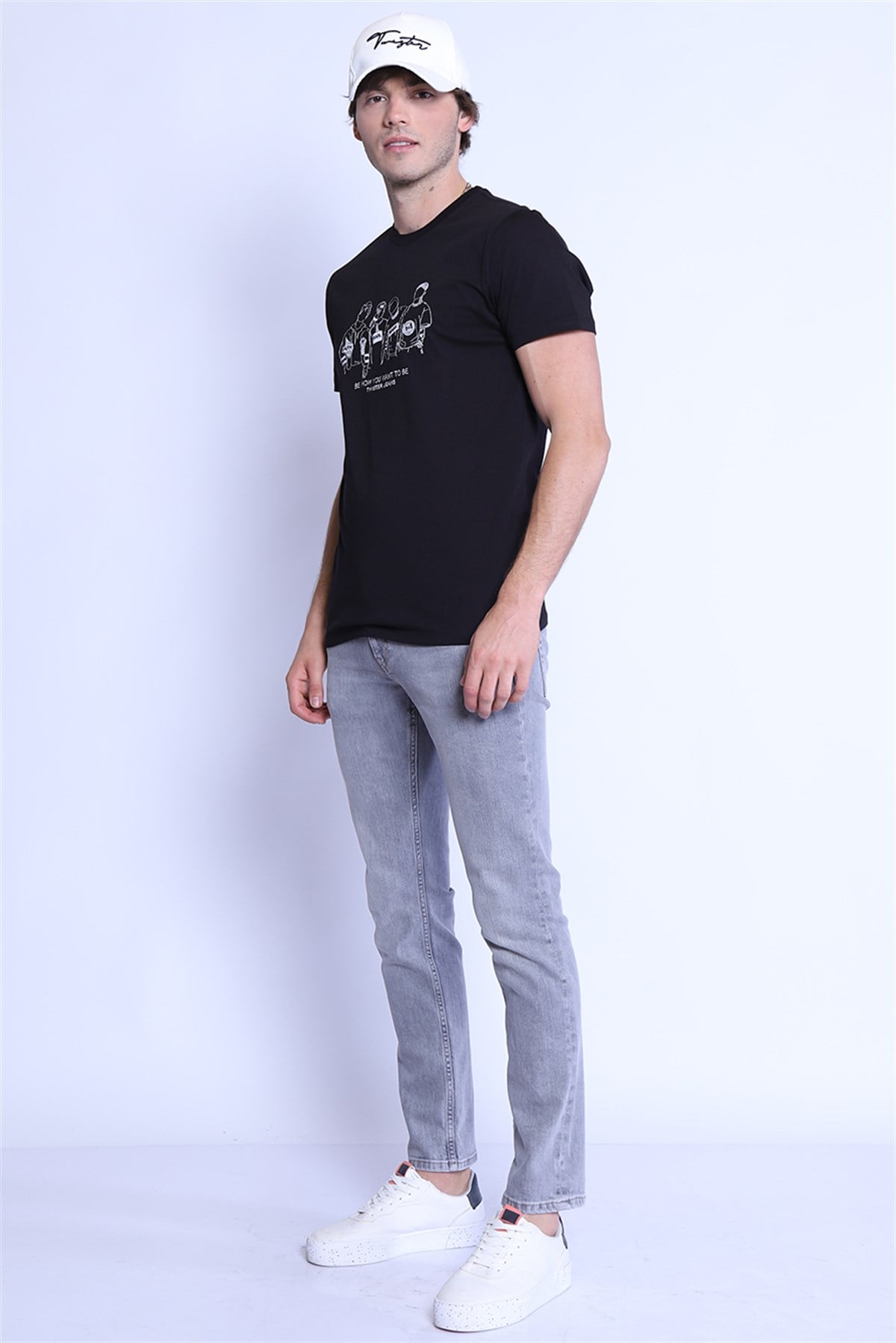 Erkek Slim Fit   Tshirt Ets 2110 SIYAHErkek Slim Fit   Tshirt Ets 2110 SIYAH