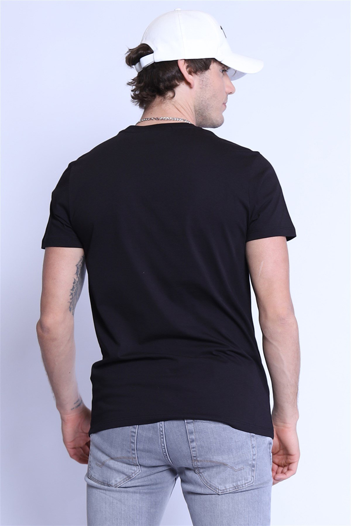Erkek Slim Fit   Tshirt Ets 2110 SIYAHErkek Slim Fit   Tshirt Ets 2110 SIYAH