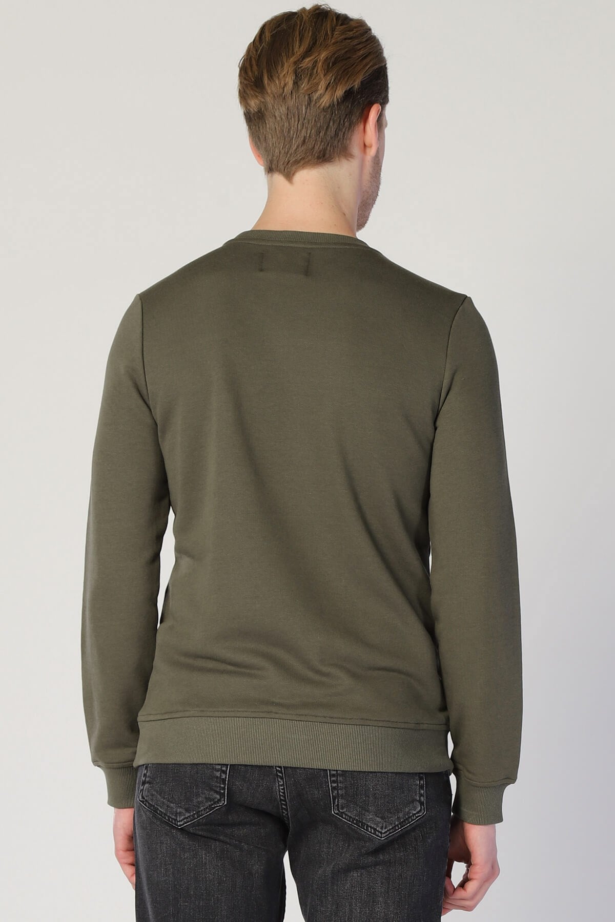 Erkek  Sweatshirt Esw 2031 (t) HAKİErkek  Sweatshirt Esw 2031 (t) HAKİ