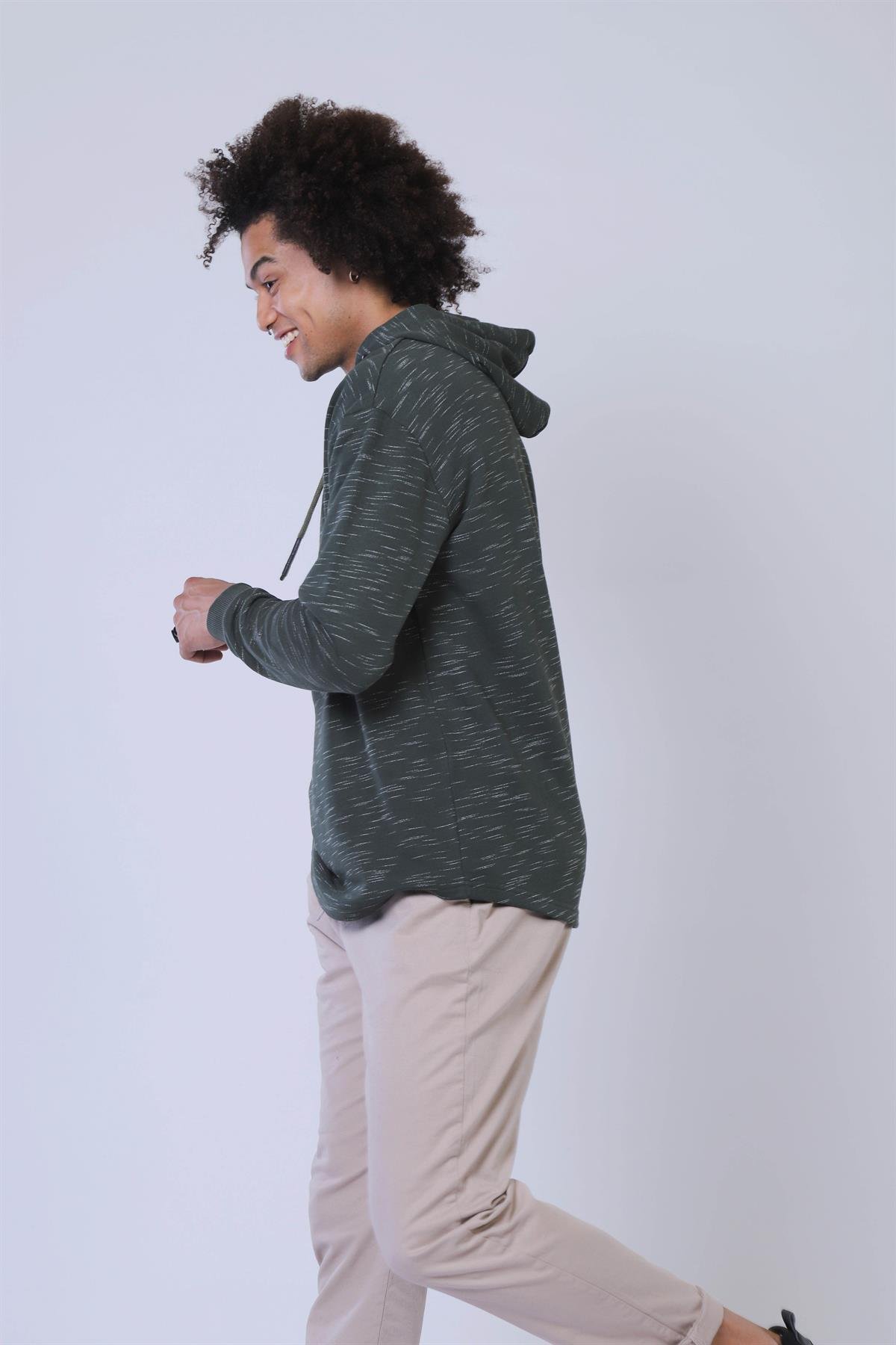 Erkek  Sweatshirt Esw 2049 (t) HAKİErkek  Sweatshirt Esw 2049 (t) HAKİ