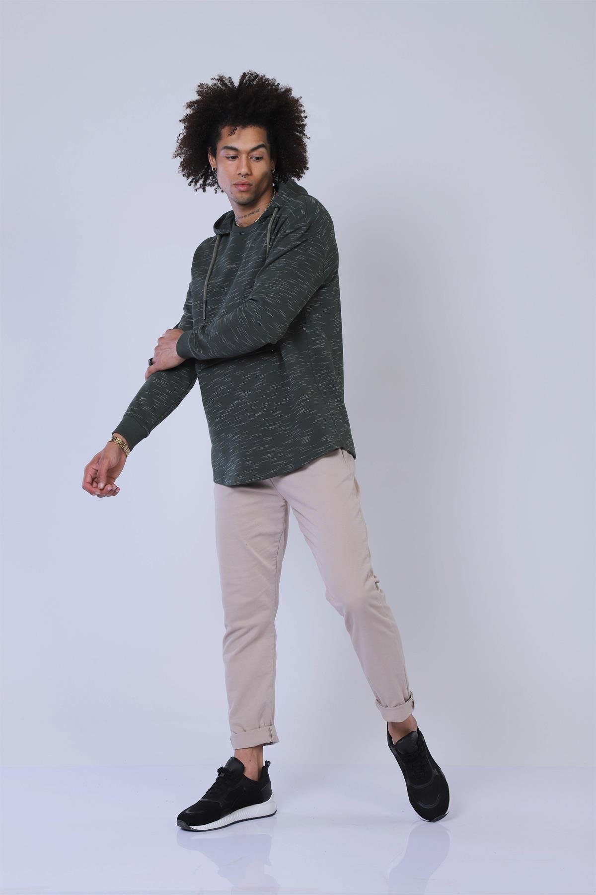 Erkek  Sweatshirt Esw 2049 (t) HAKİErkek  Sweatshirt Esw 2049 (t) HAKİ