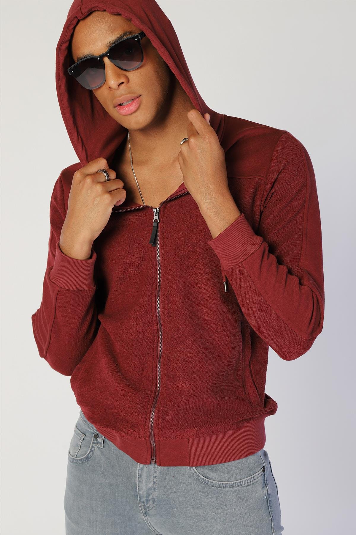 Erkek  Sweatshirt Esw 2062 (t) BORDOErkek  Sweatshirt Esw 2062 (t) BORDO